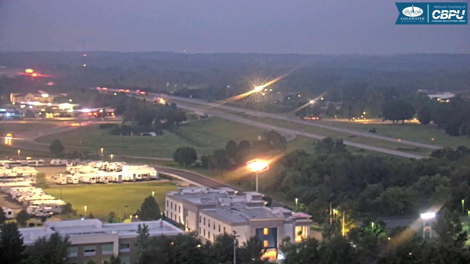 Highway 69 & Coldwater City Intersection North Branch County View Live Cam - Coldwater, Branch, Michigan, USA