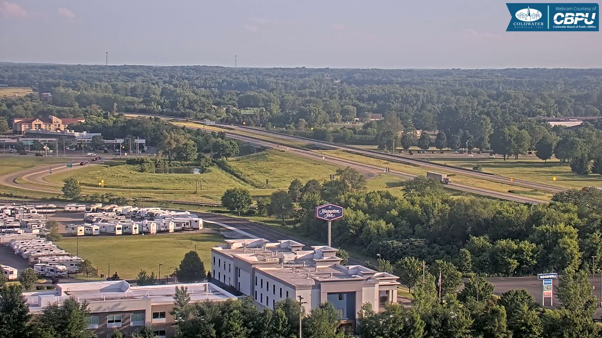 Highway 69 & Coldwater City Intersection North Branch County View Live Cam - Coldwater, Branch, Michigan, USA