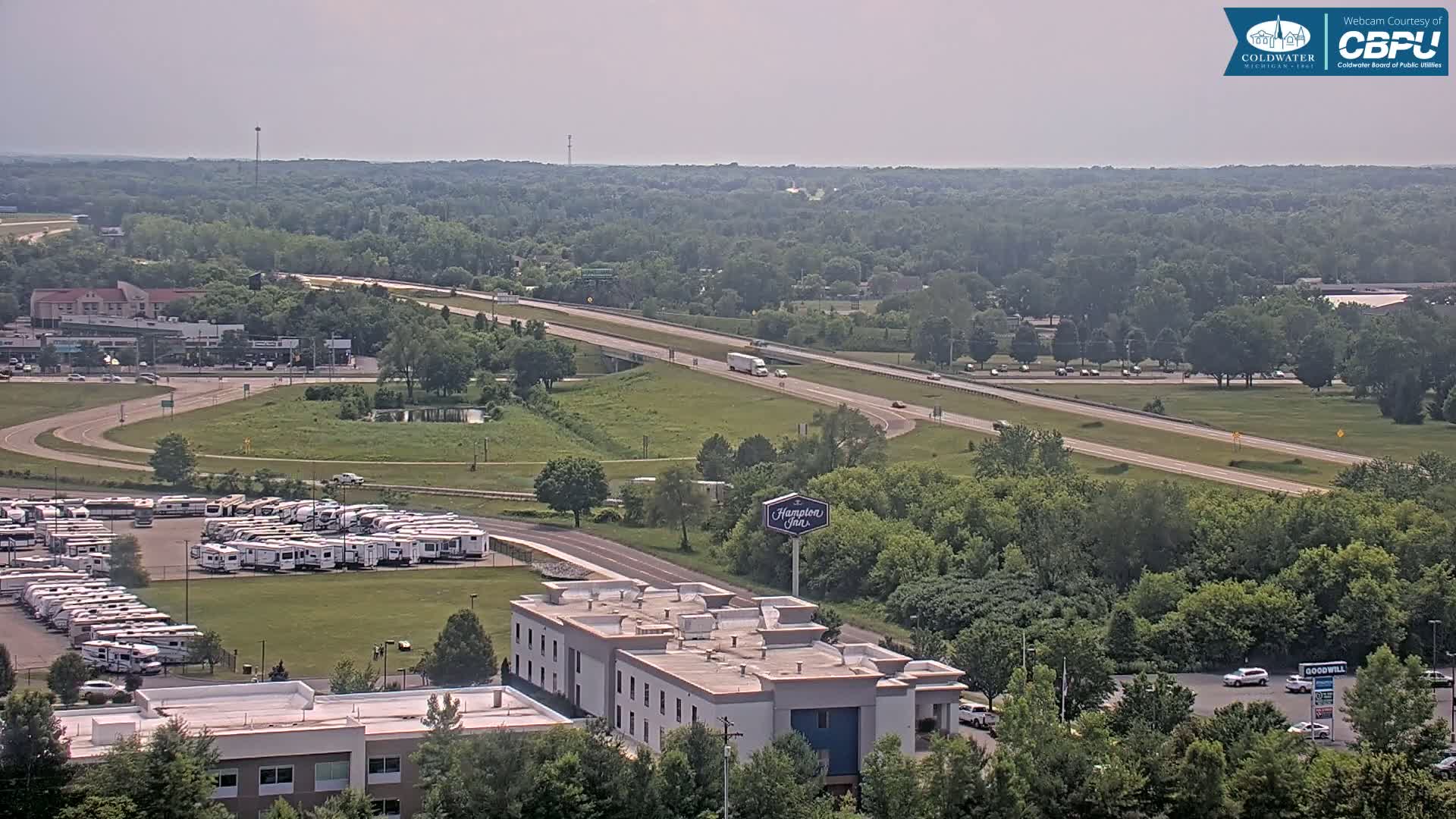 Highway 69 & Coldwater City Intersection North Branch County View Live Cam - Coldwater, Branch, Michigan, USA