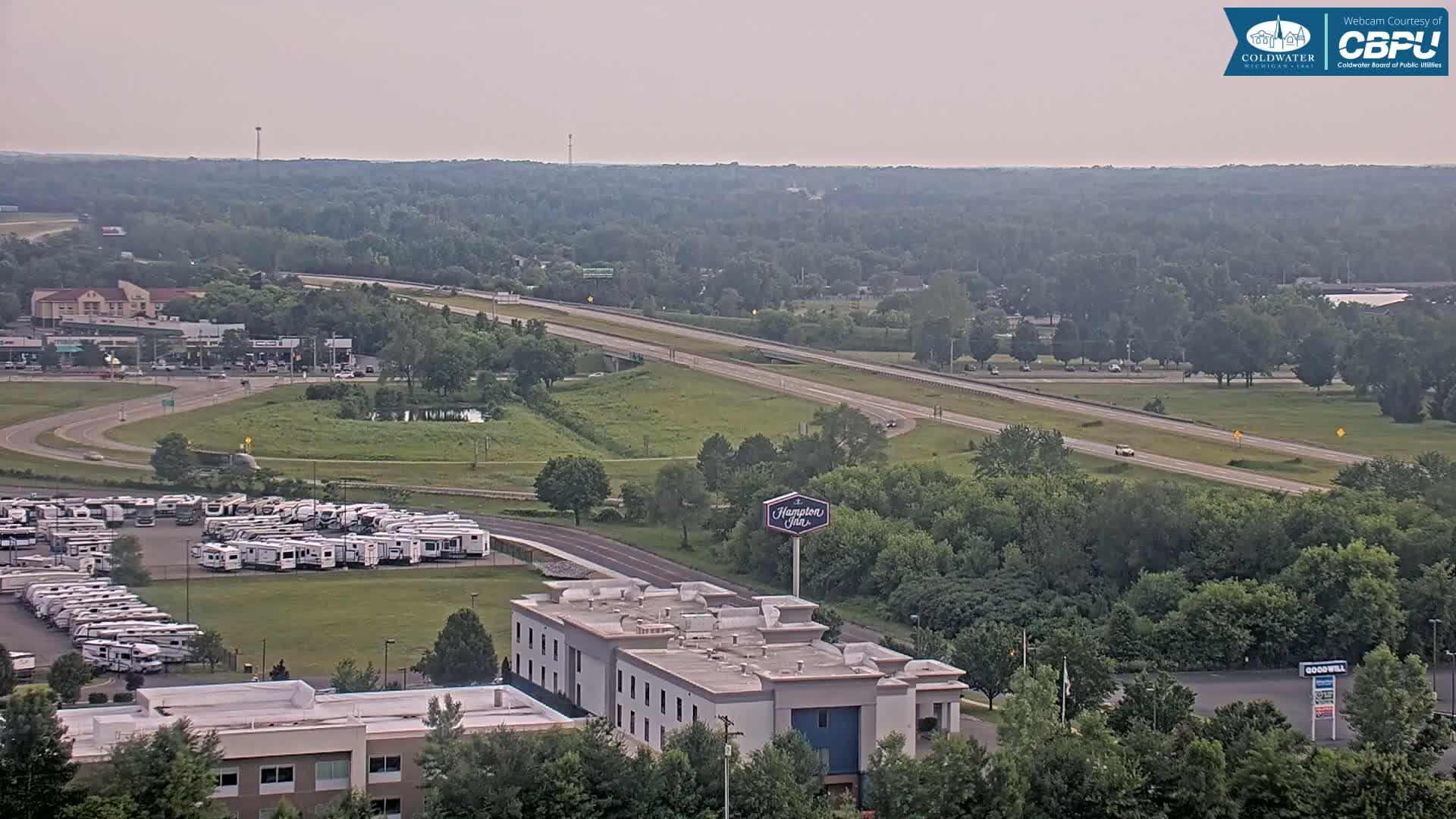 Highway 69 & Coldwater City Intersection North Branch County View Live Cam - Coldwater, Branch, Michigan, USA