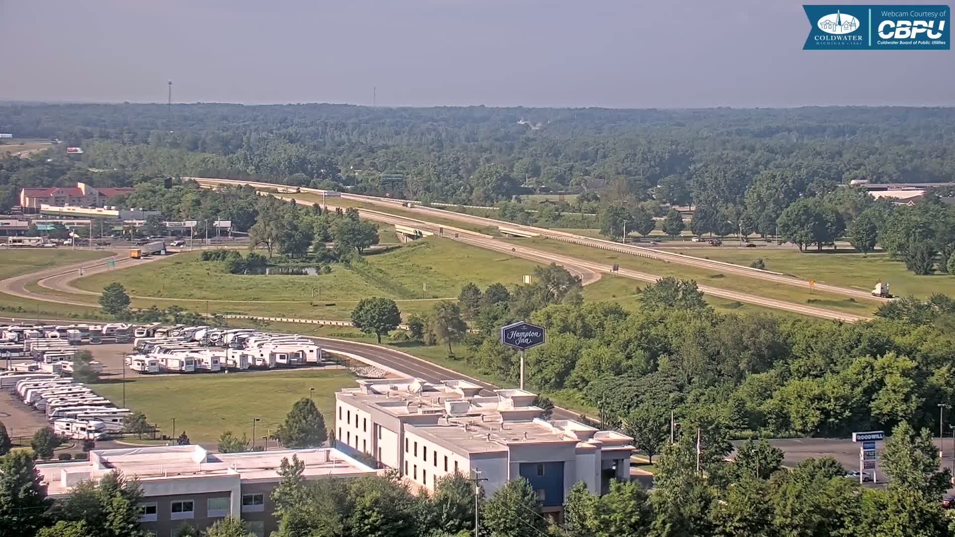 Highway 69 & Coldwater City Intersection North Branch County View Live Cam - Coldwater, Branch, Michigan, USA