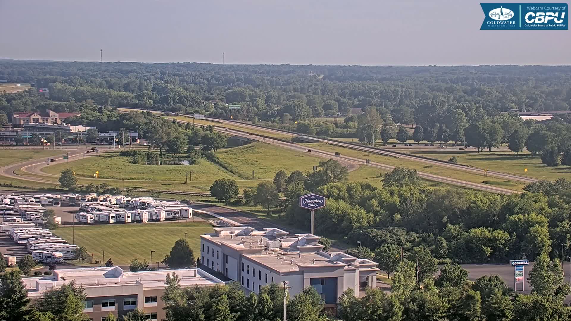 Highway 69 & Coldwater City Intersection North Branch County View Live Cam - Coldwater, Branch, Michigan, USA