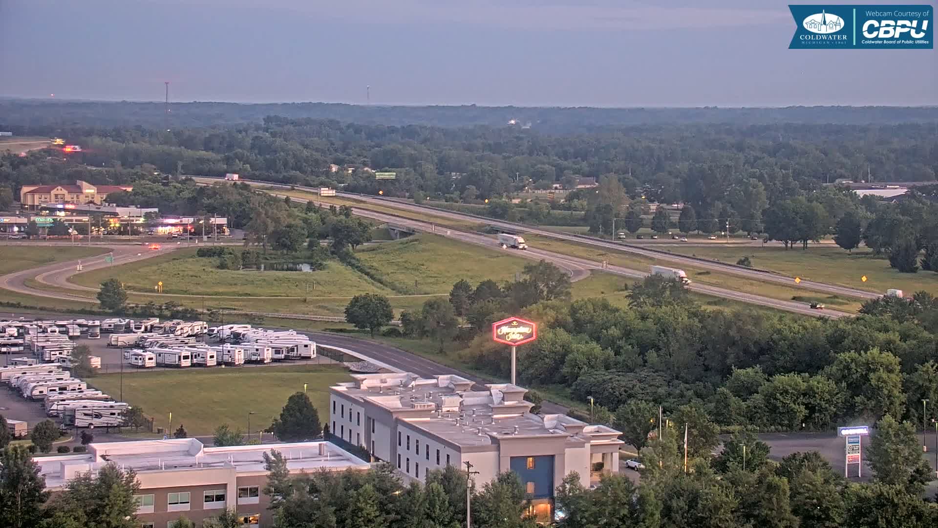 Highway 69 & Coldwater City Intersection North Branch County View Live Cam - Coldwater, Branch, Michigan, USA