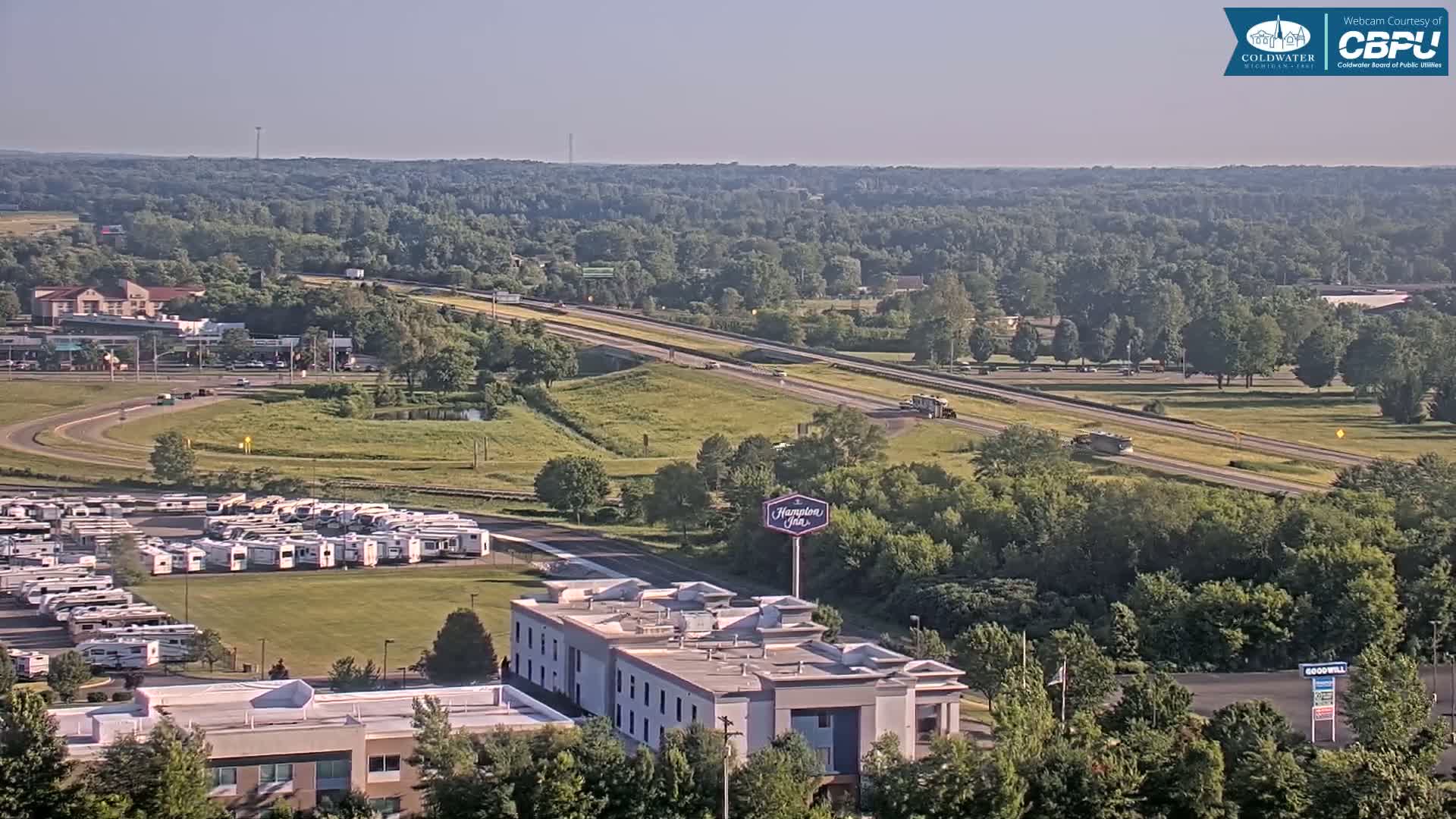 Highway 69 & Coldwater City Intersection North Branch County View Live Cam - Coldwater, Branch, Michigan, USA