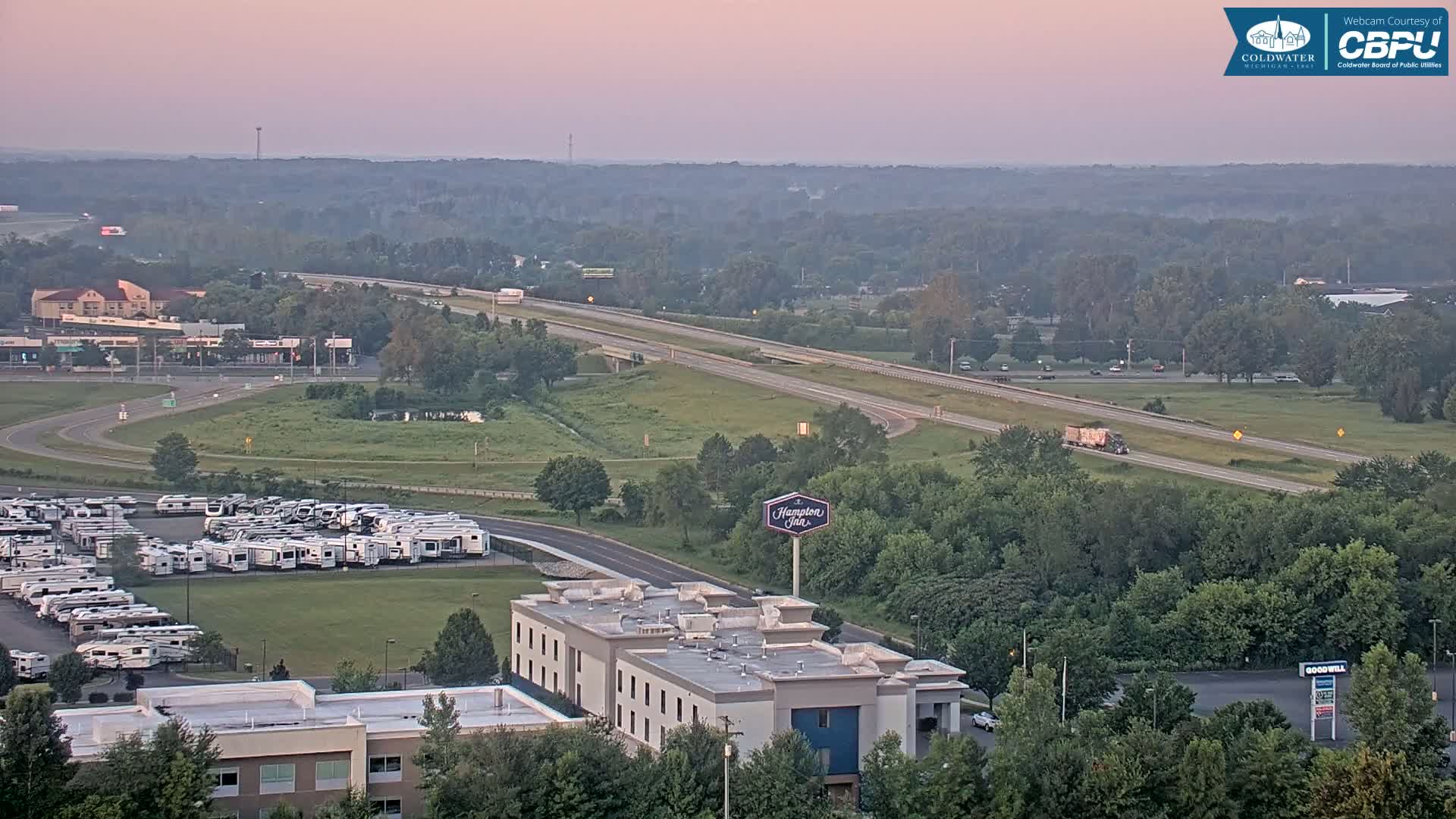 Highway 69 & Coldwater City Intersection North Branch County View Live Cam - Coldwater, Branch, Michigan, USA