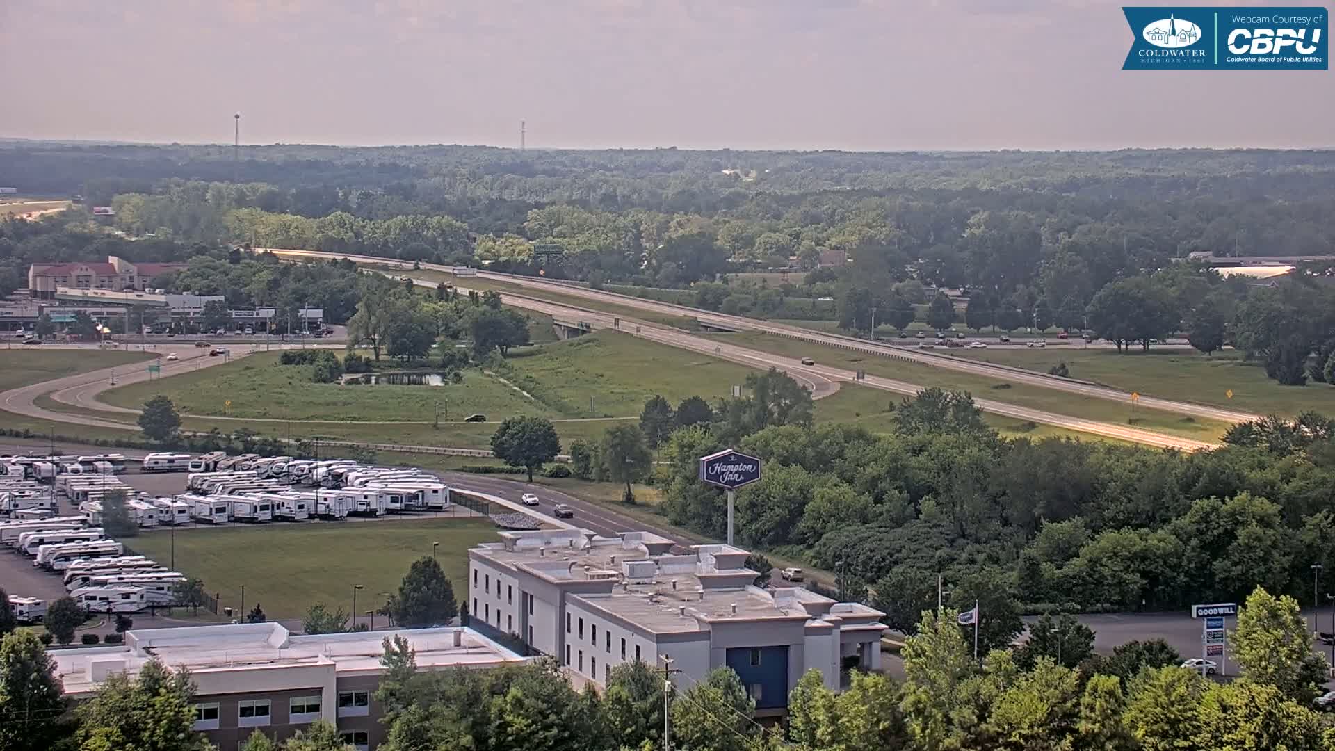 Highway 69 & Coldwater City Intersection North Branch County View Live Cam - Coldwater, Branch, Michigan, USA