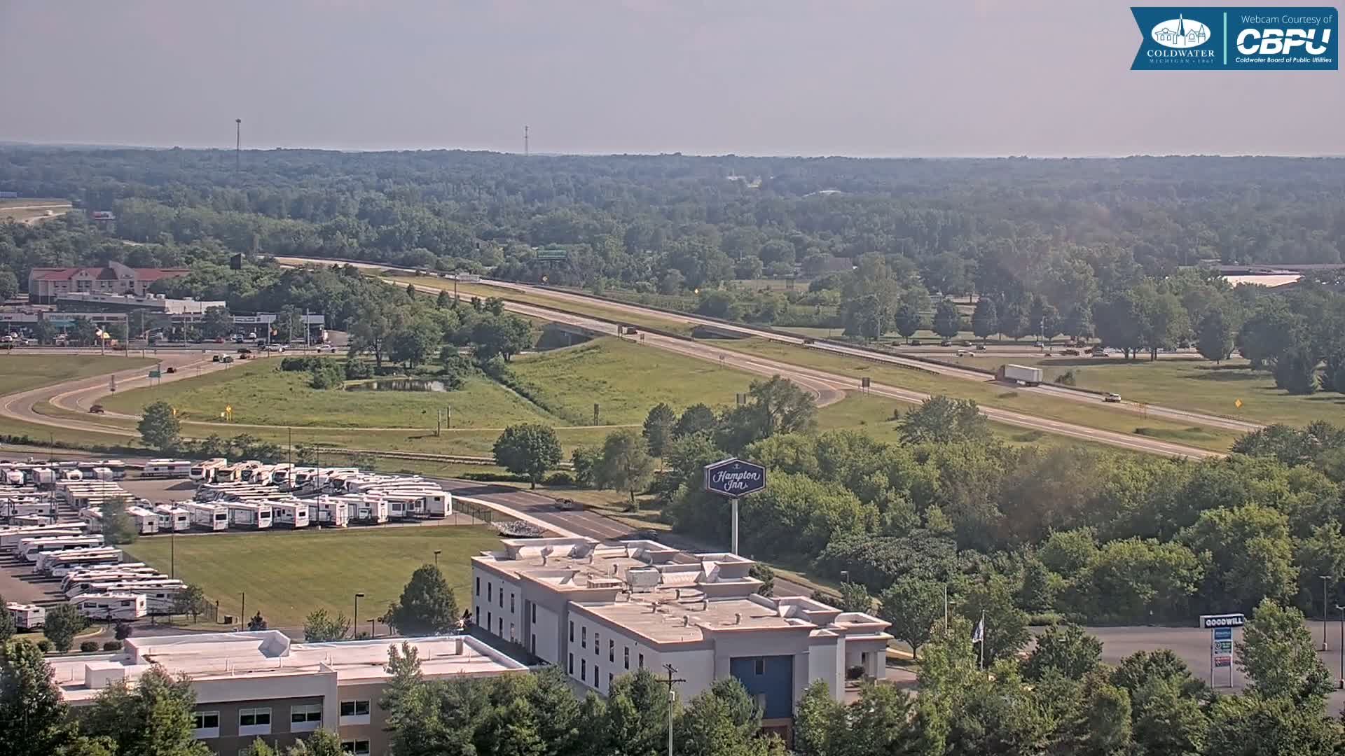 Highway 69 & Coldwater City Intersection North Branch County View Live Cam - Coldwater, Branch, Michigan, USA