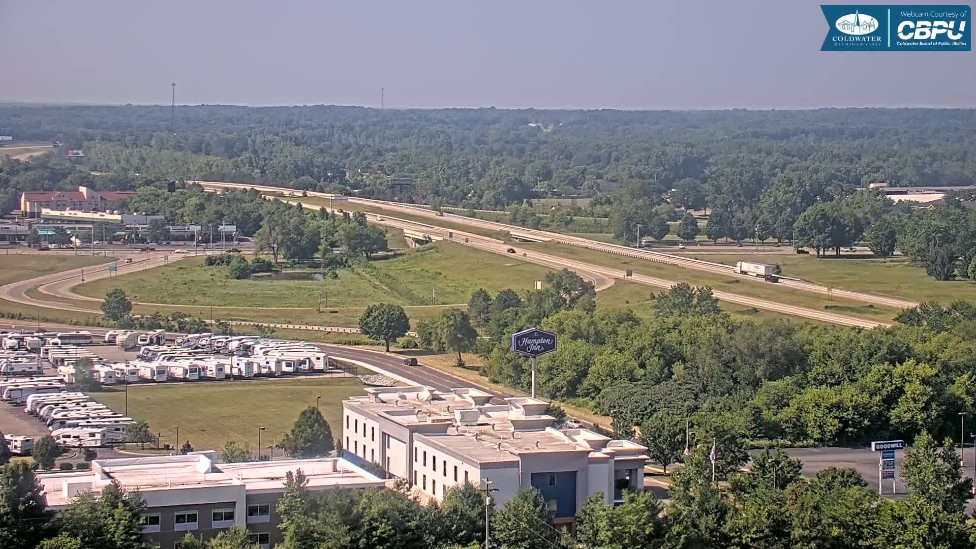 Highway 69 & Coldwater City Intersection North Branch County View Live Cam - Coldwater, Branch, Michigan, USA