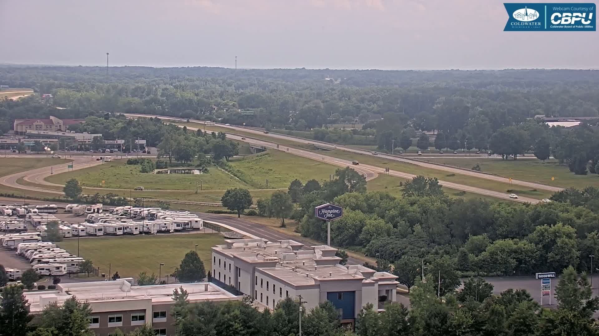 Highway 69 & Coldwater City Intersection North Branch County View Live Cam - Coldwater, Branch, Michigan, USA