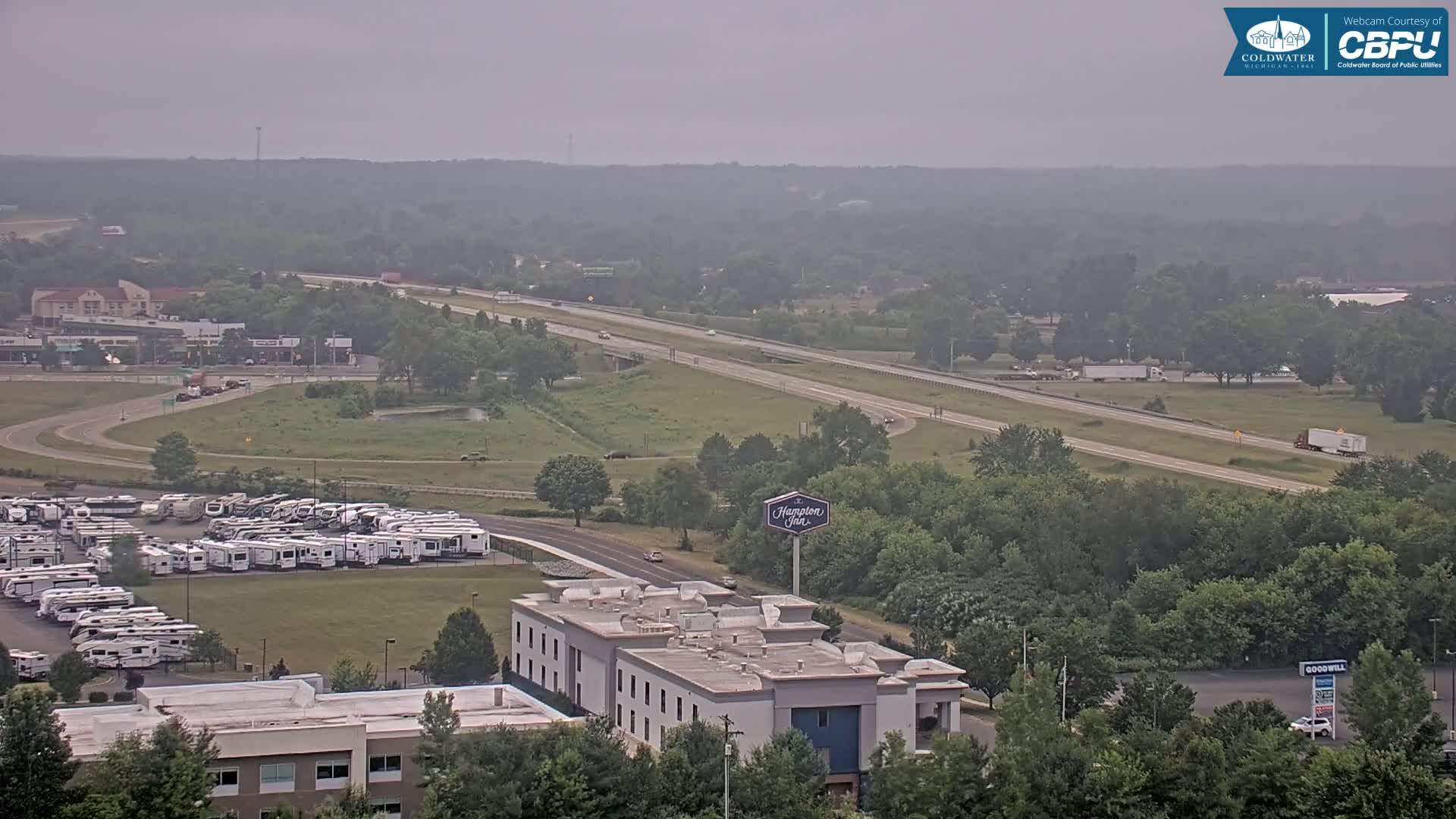 Highway 69 & Coldwater City Intersection North Branch County View Live Cam - Coldwater, Branch, Michigan, USA