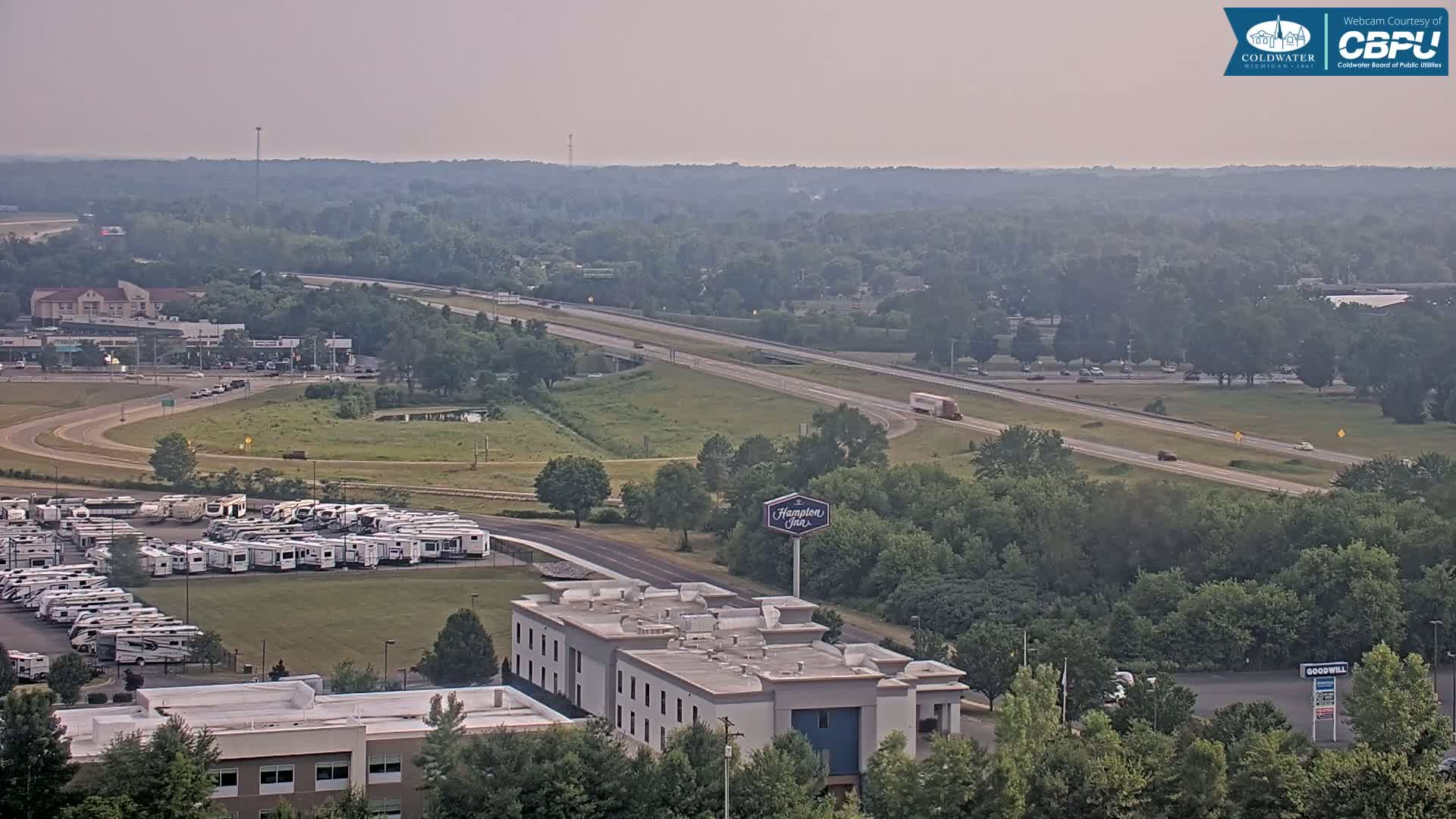 Highway 69 & Coldwater City Intersection North Branch County View Live Cam - Coldwater, Branch, Michigan, USA