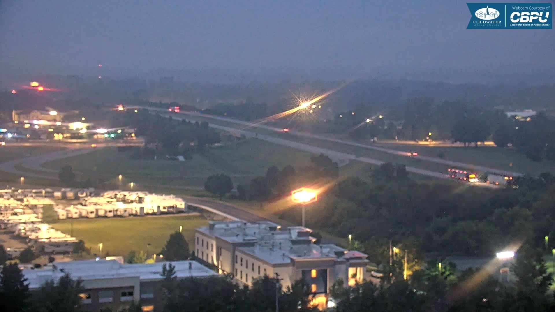 Highway 69 & Coldwater City Intersection North Branch County View Live Cam - Coldwater, Branch, Michigan, USA