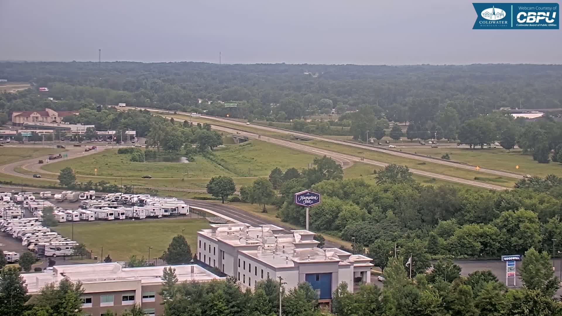 Highway 69 & Coldwater City Intersection North Branch County View Live Cam - Coldwater, Branch, Michigan, USA