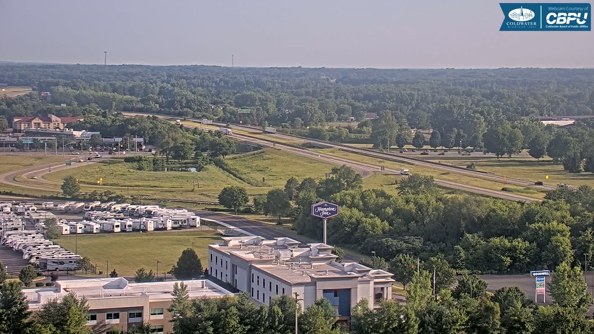 Highway 69 & Coldwater City Intersection North Branch County View Live Cam - Coldwater, Branch, Michigan, USA