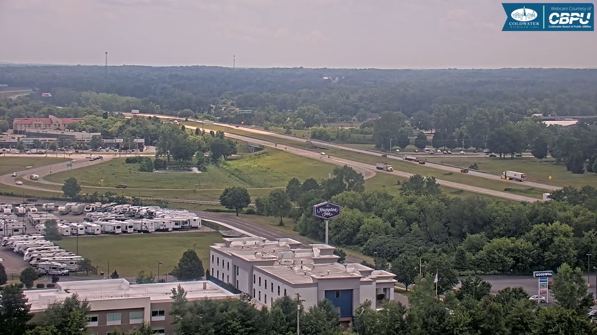 Highway 69 & Coldwater City Intersection North Branch County View Live Cam - Coldwater, Branch, Michigan, USA