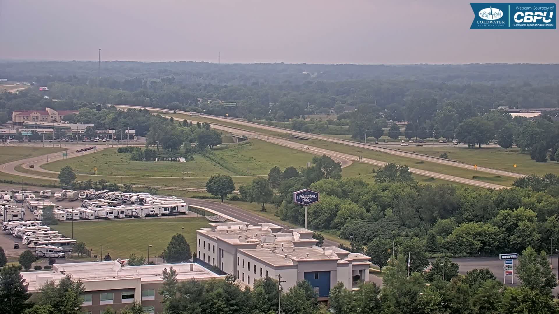 Highway 69 & Coldwater City Intersection North Branch County View Live Cam - Coldwater, Branch, Michigan, USA