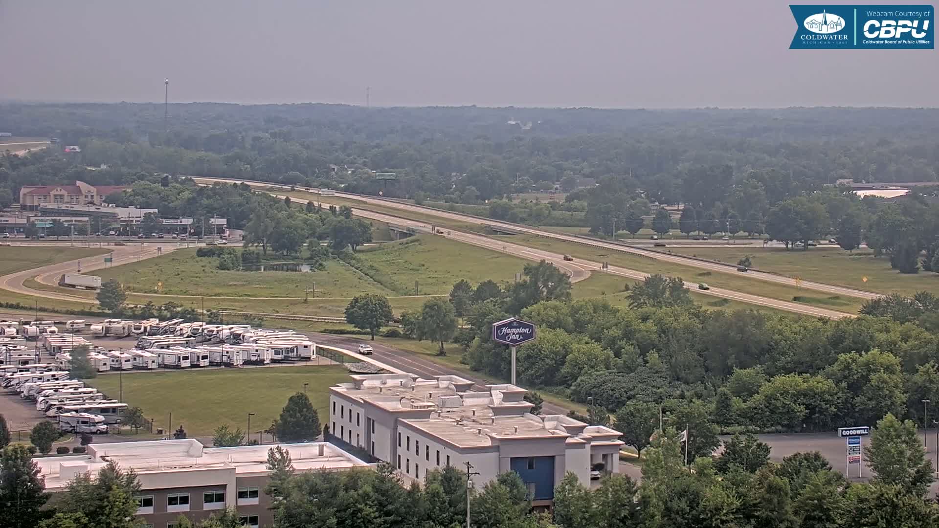 Highway 69 & Coldwater City Intersection North Branch County View Live Cam - Coldwater, Branch, Michigan, USA
