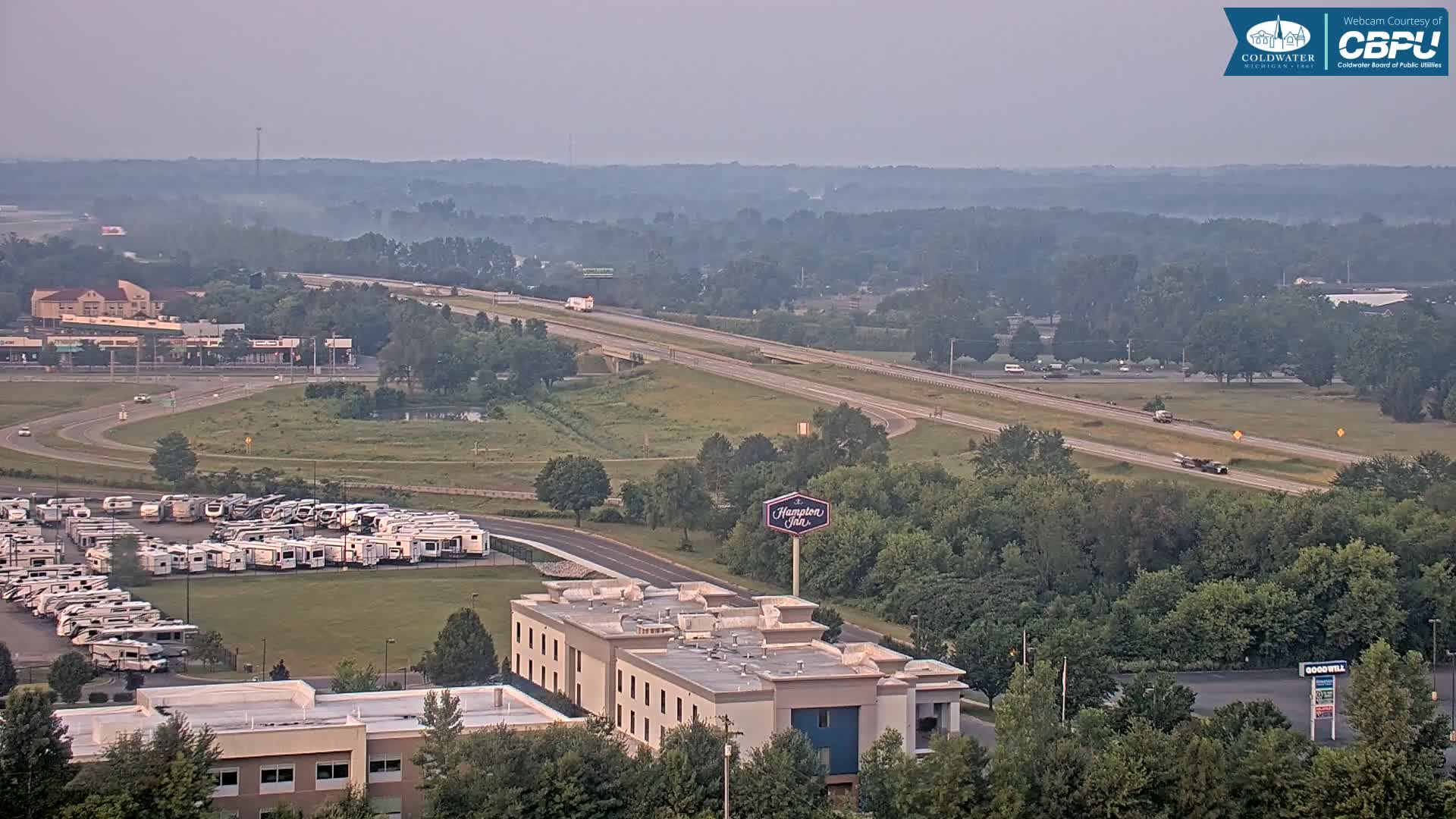 Highway 69 & Coldwater City Intersection North Branch County View Live Cam - Coldwater, Branch, Michigan, USA
