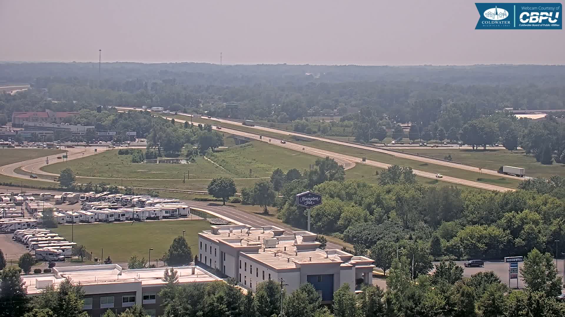 Highway 69 & Coldwater City Intersection North Branch County View Live Cam - Coldwater, Branch, Michigan, USA