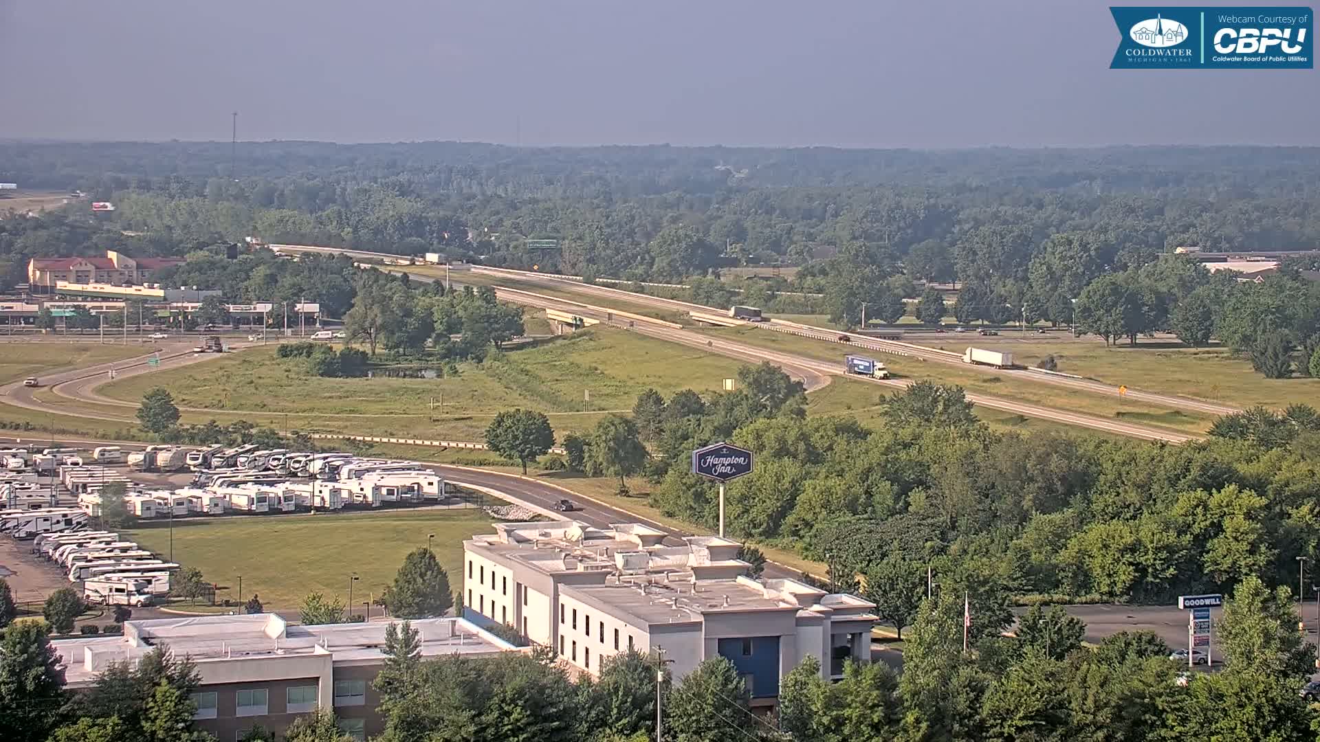 Highway 69 & Coldwater City Intersection North Branch County View Live Cam - Coldwater, Branch, Michigan, USA