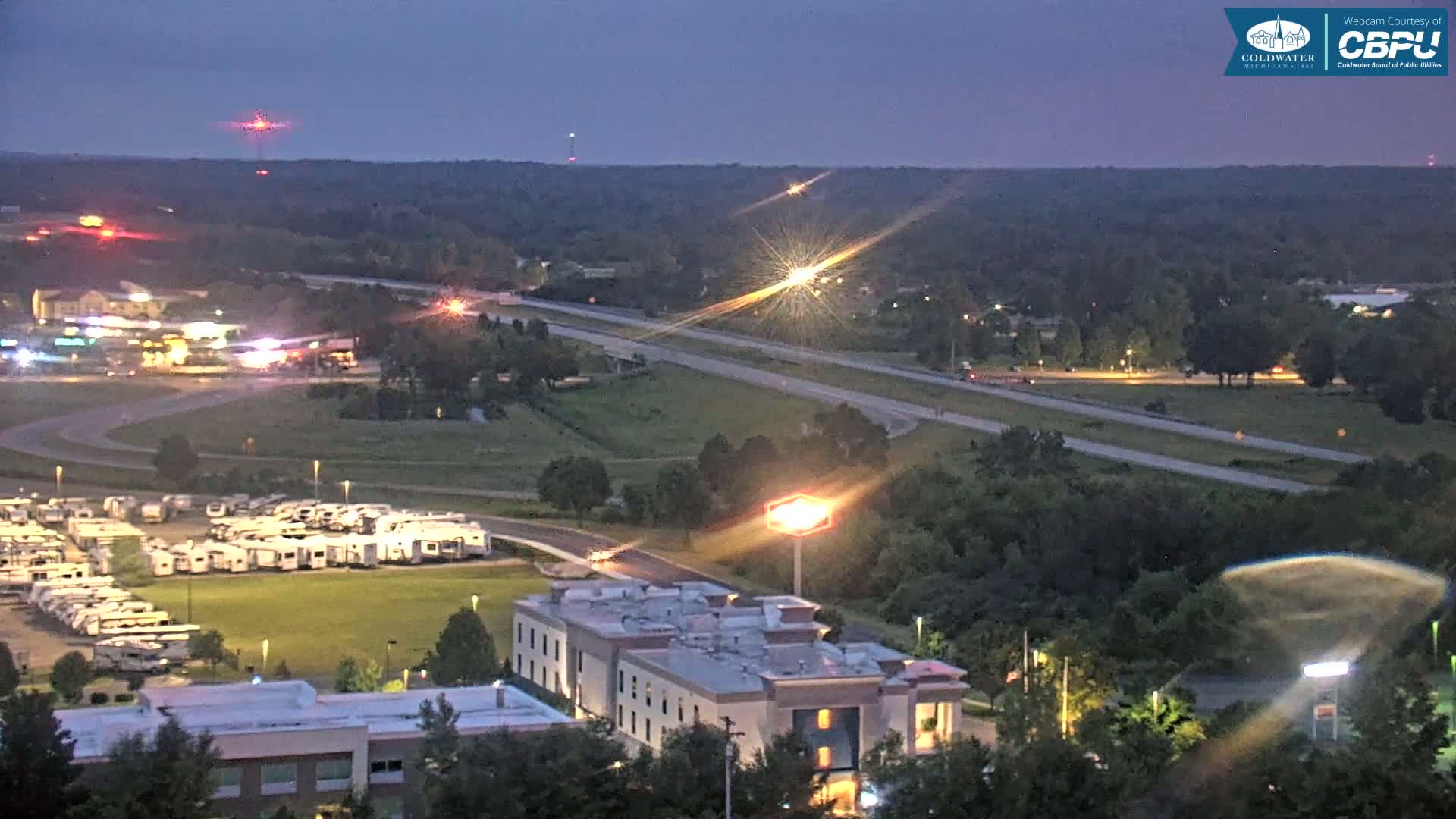 Highway 69 & Coldwater City Intersection North Branch County View Live Cam - Coldwater, Branch, Michigan, USA