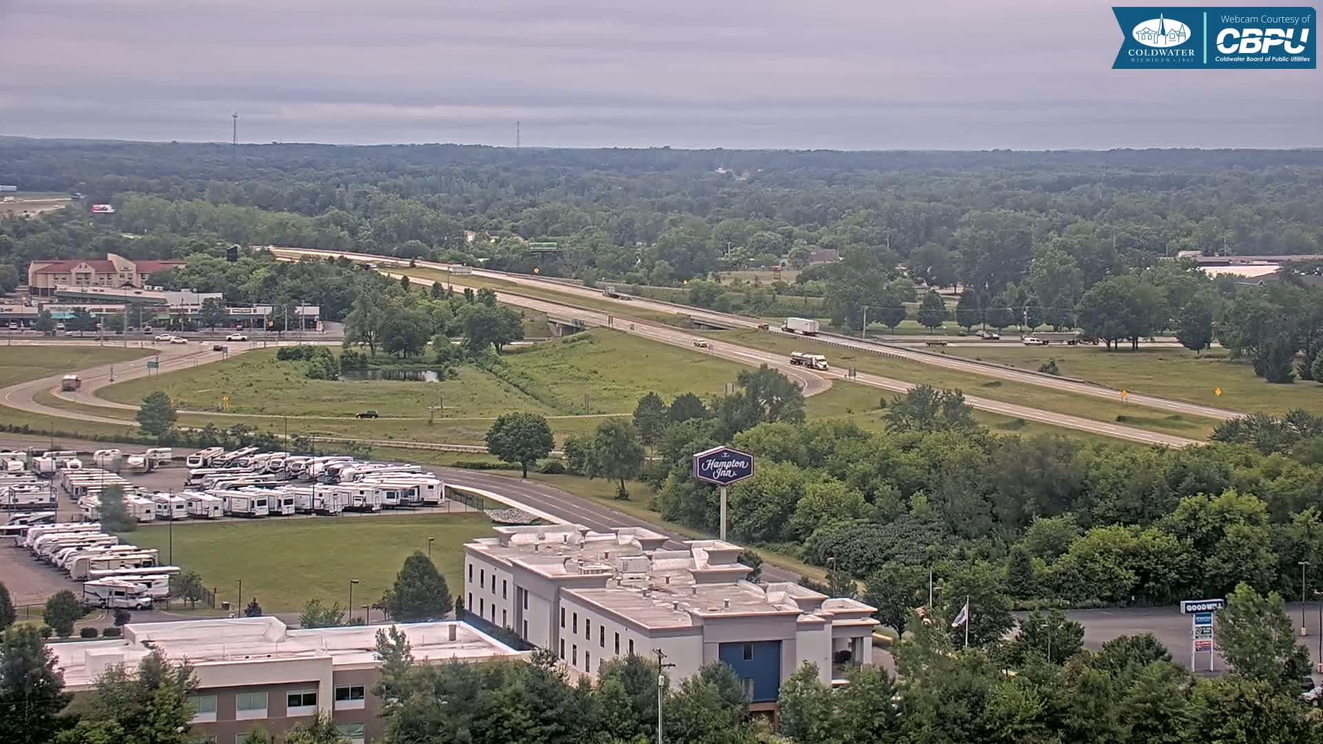 Highway 69 & Coldwater City Intersection North Branch County View Live Cam - Coldwater, Branch, Michigan, USA