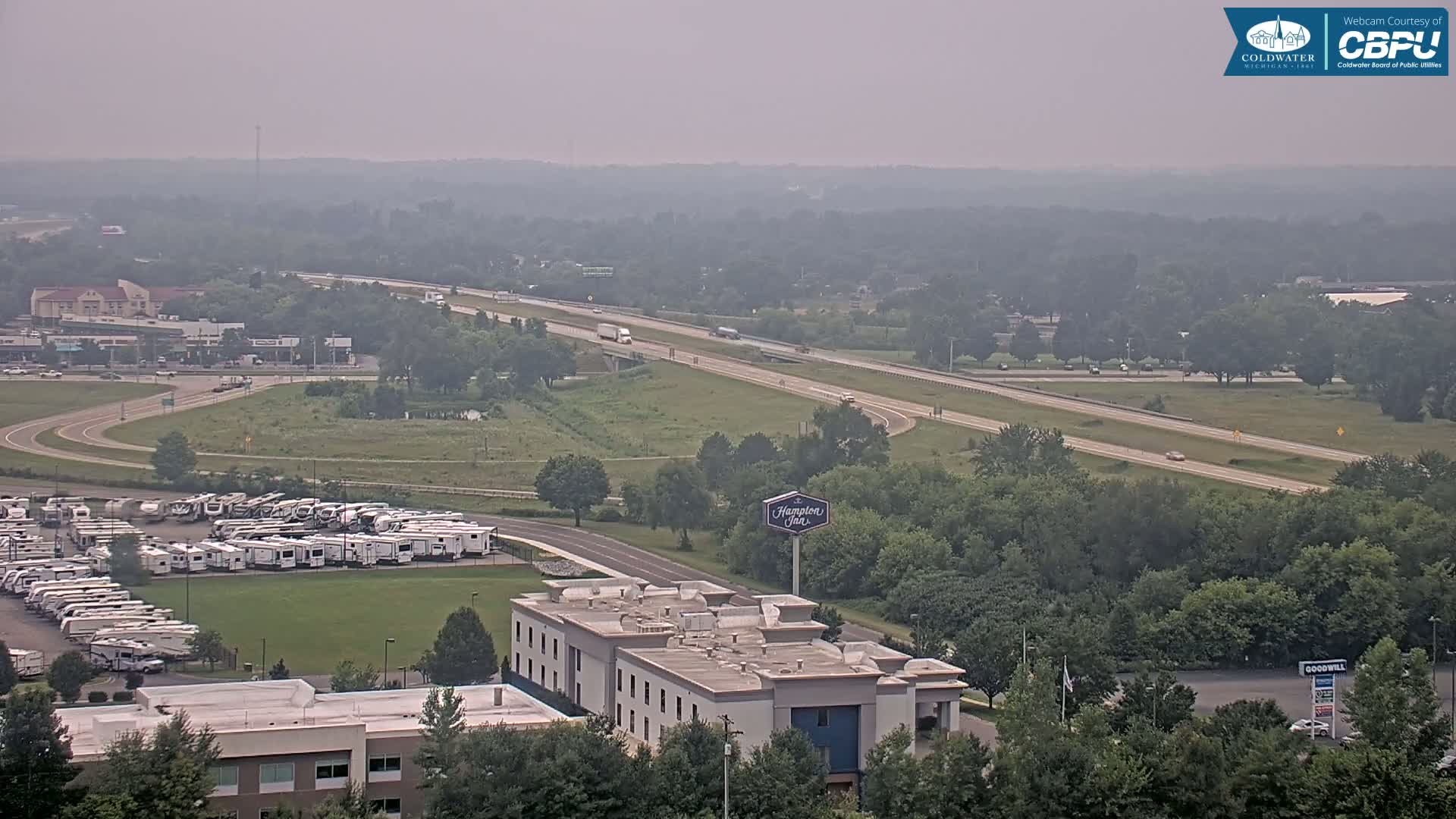 Highway 69 & Coldwater City Intersection North Branch County View Live Cam - Coldwater, Branch, Michigan, USA