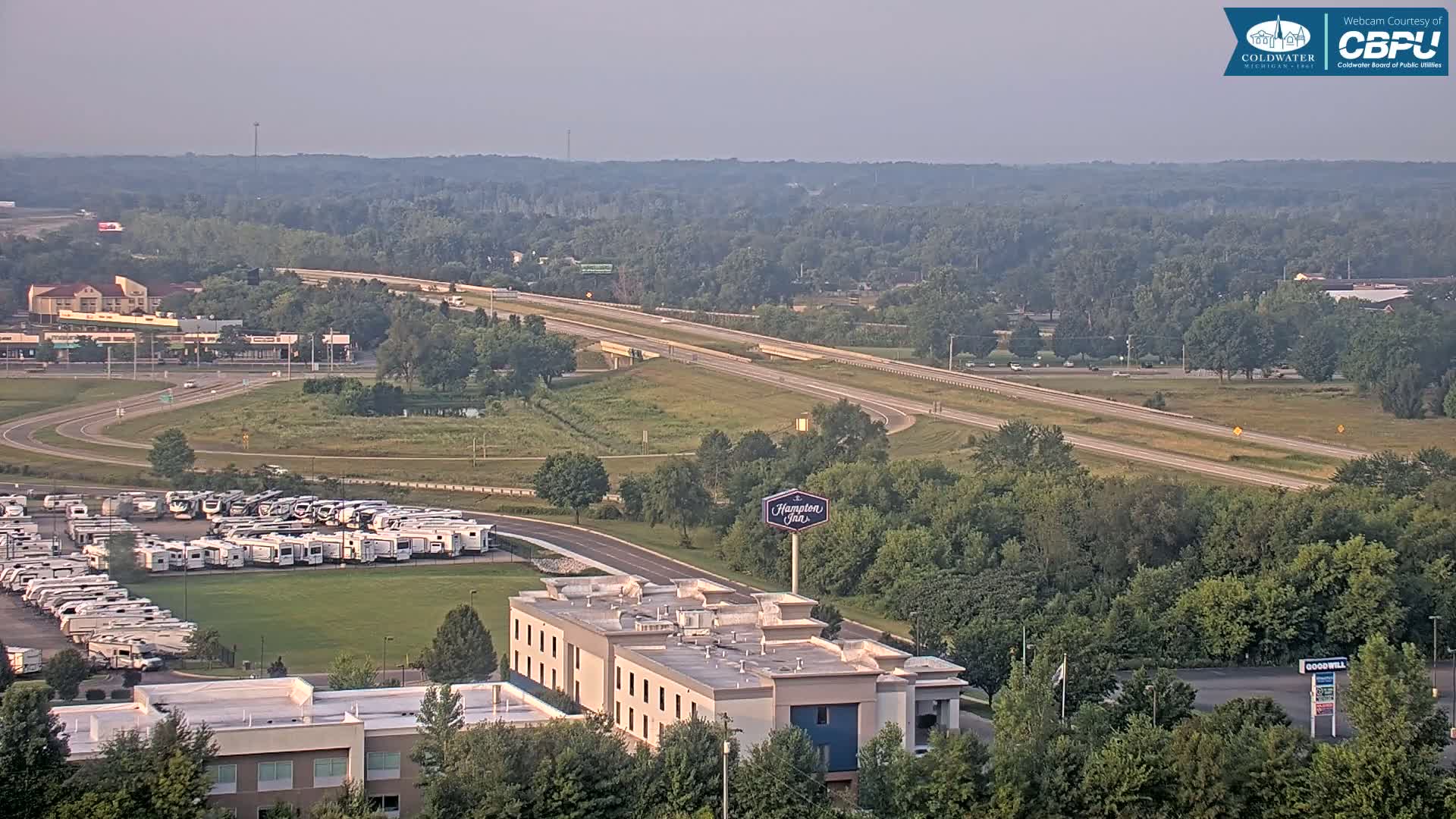 Highway 69 & Coldwater City Intersection North Branch County View Live Cam - Coldwater, Branch, Michigan, USA