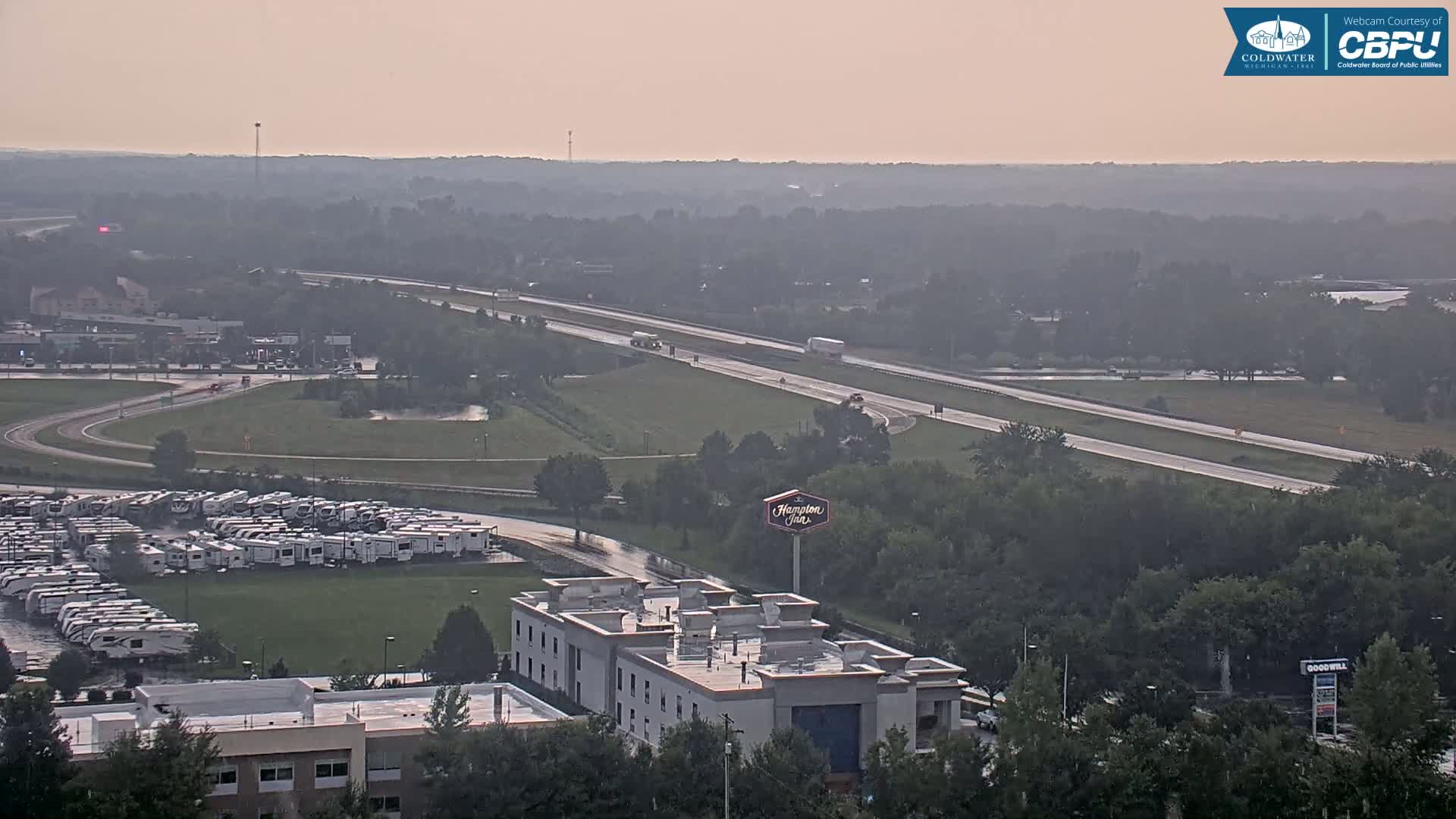 Highway 69 & Coldwater City Intersection North Branch County View Live Cam - Coldwater, Branch, Michigan, USA