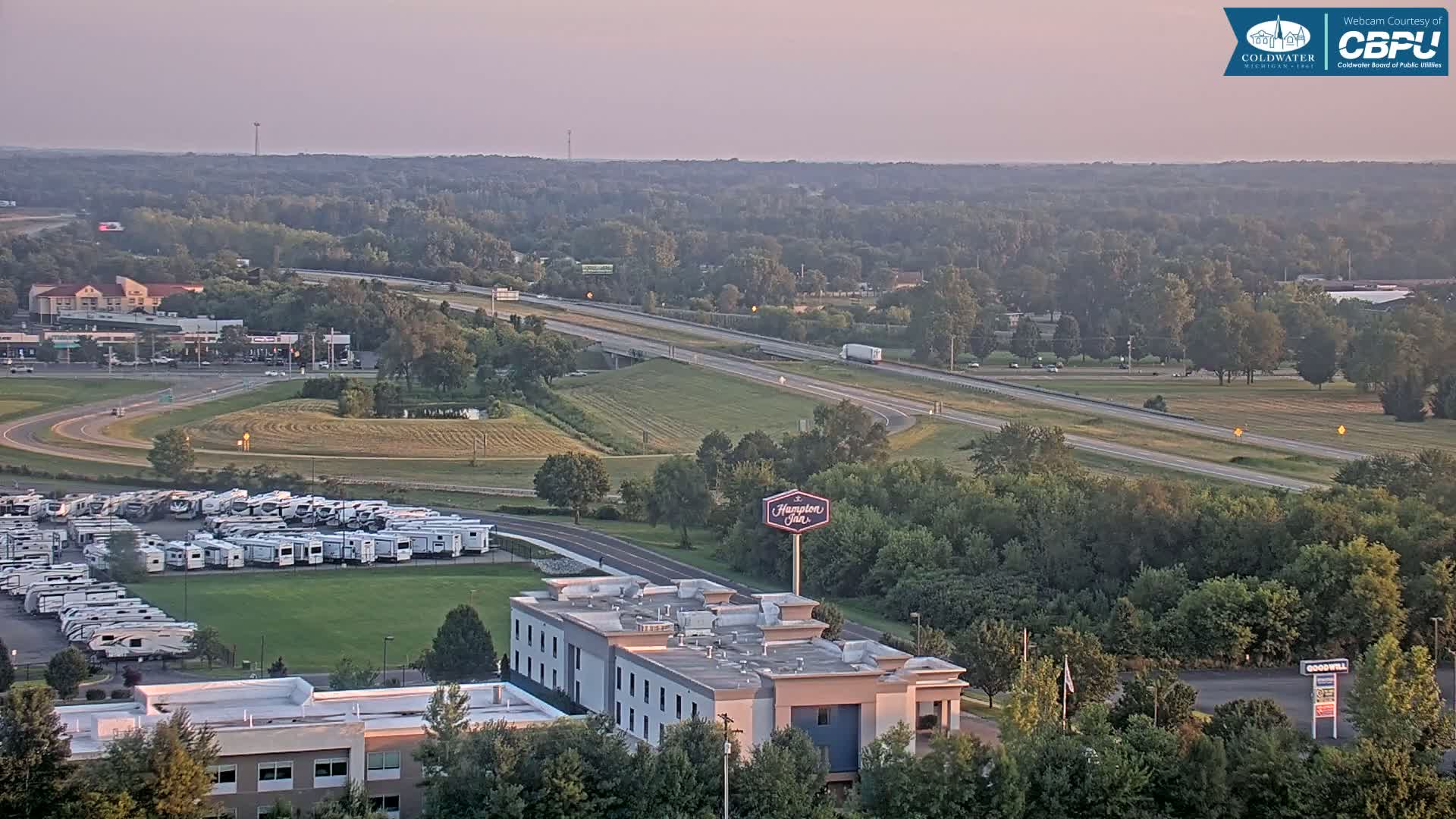 Highway 69 & Coldwater City Intersection North Branch County View Live Cam - Coldwater, Branch, Michigan, USA