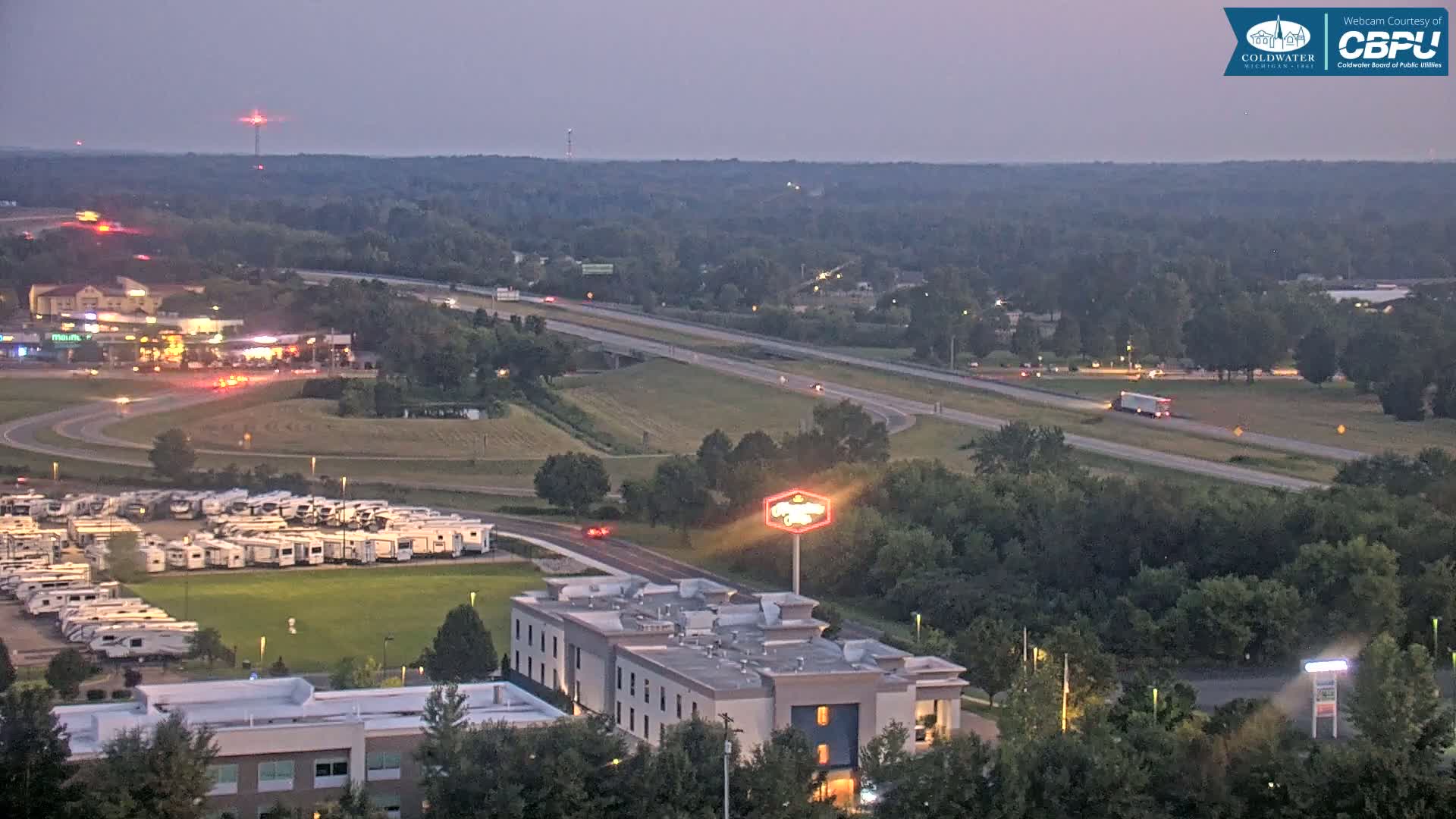 Highway 69 & Coldwater City Intersection North Branch County View Live Cam - Coldwater, Branch, Michigan, USA