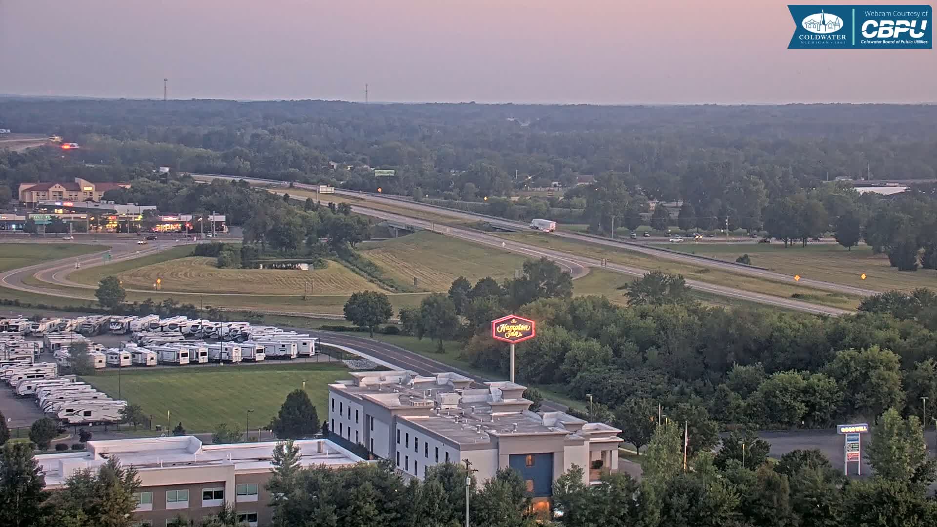 Highway 69 & Coldwater City Intersection North Branch County View Live Cam - Coldwater, Branch, Michigan, USA