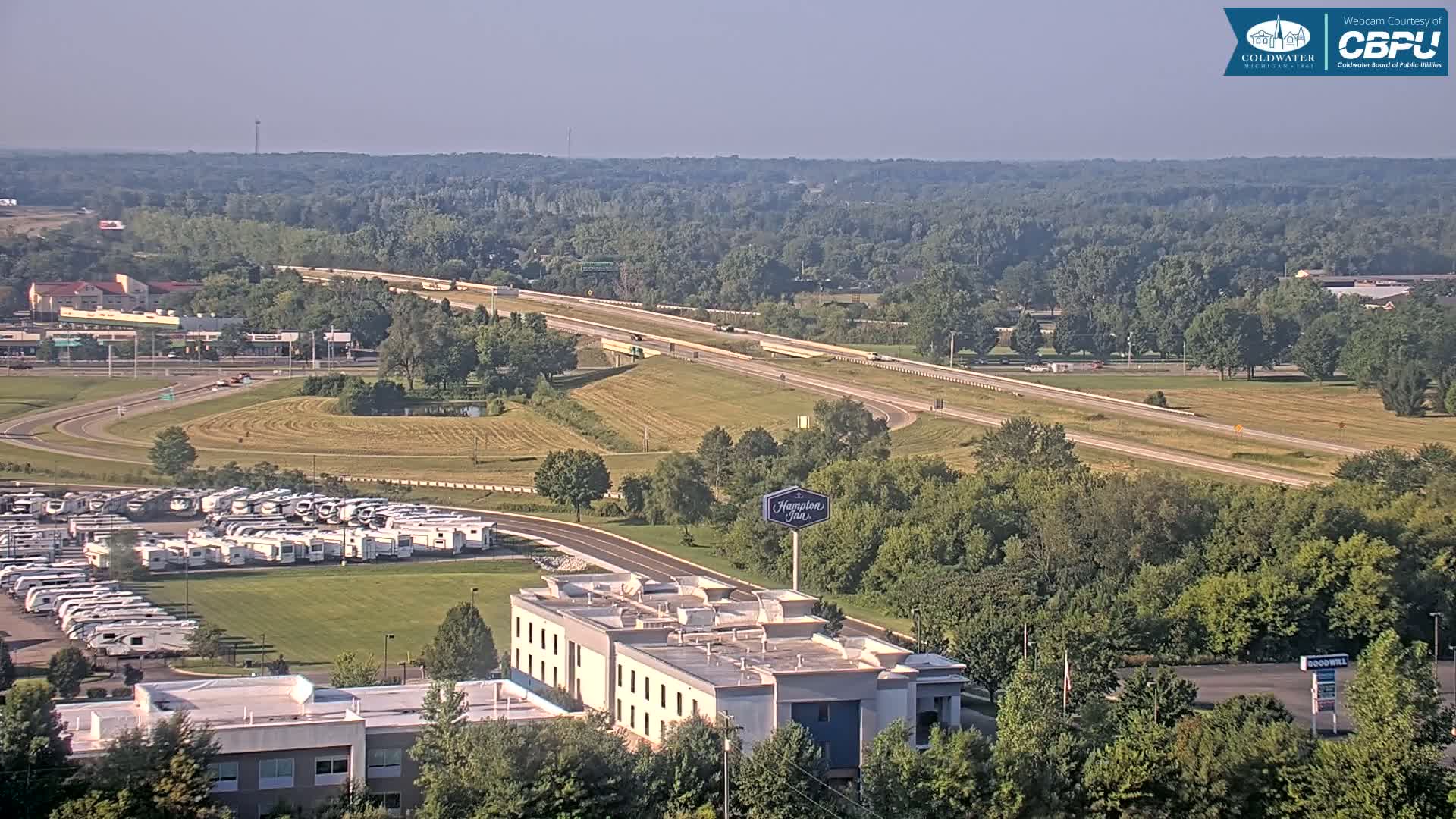 Highway 69 & Coldwater City Intersection North Branch County View Live Cam - Coldwater, Branch, Michigan, USA