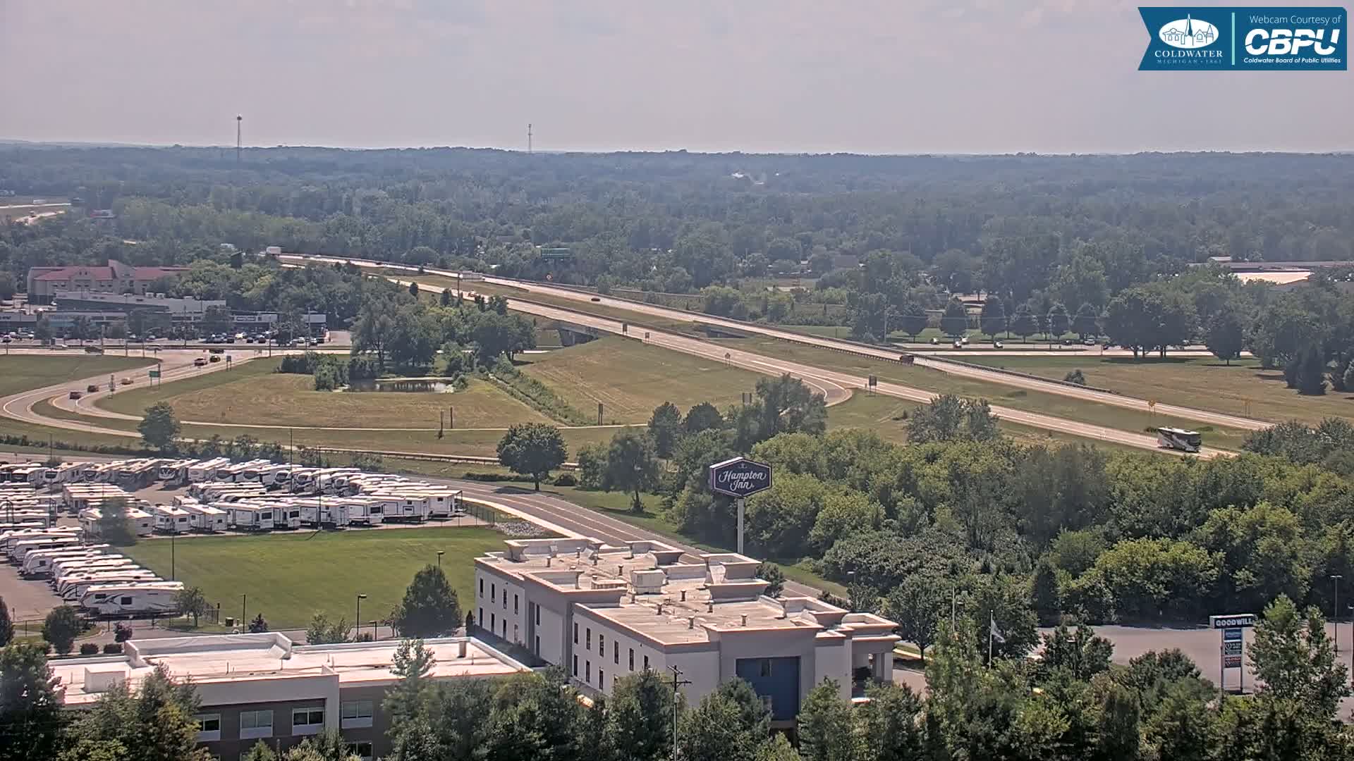 Highway 69 & Coldwater City Intersection North Branch County View Live Cam - Coldwater, Branch, Michigan, USA