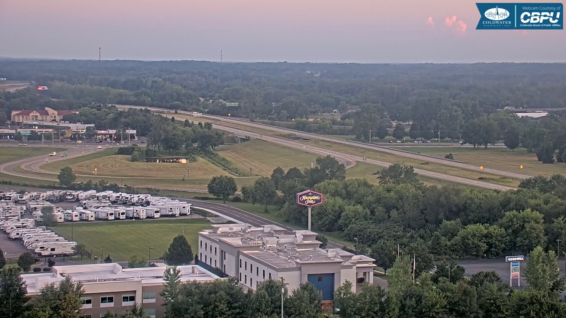 Highway 69 & Coldwater City Intersection North Branch County View Live Cam - Coldwater, Branch, Michigan, USA