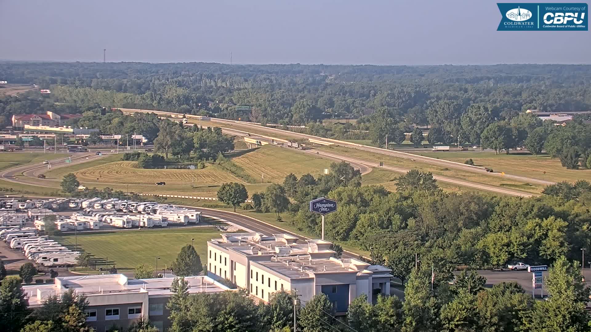 Highway 69 & Coldwater City Intersection North Branch County View Live Cam - Coldwater, Branch, Michigan, USA