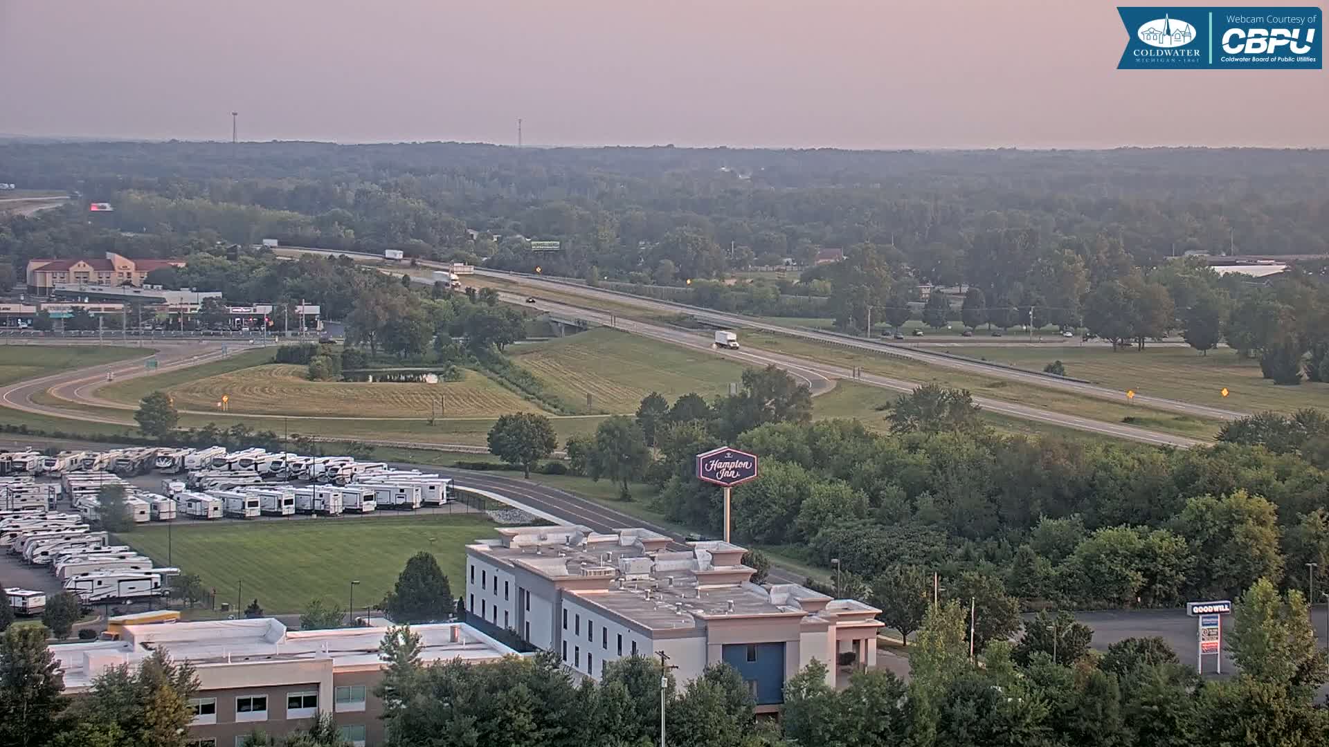 Highway 69 & Coldwater City Intersection North Branch County View Live Cam - Coldwater, Branch, Michigan, USA