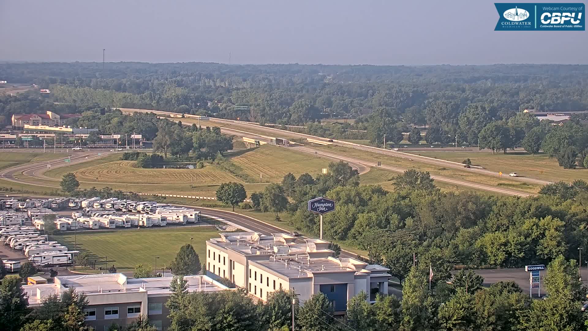 Highway 69 & Coldwater City Intersection North Branch County View Live Cam - Coldwater, Branch, Michigan, USA