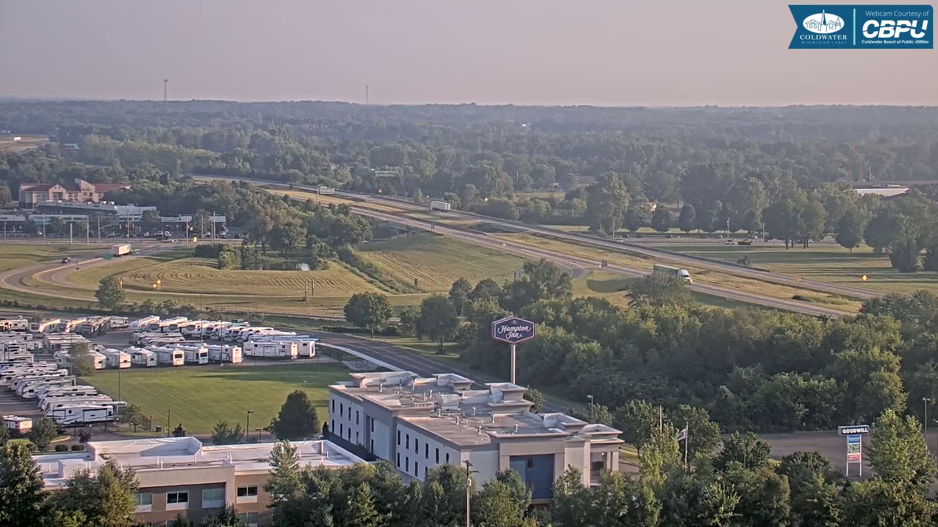 Highway 69 & Coldwater City Intersection North Branch County View Live Cam - Coldwater, Branch, Michigan, USA