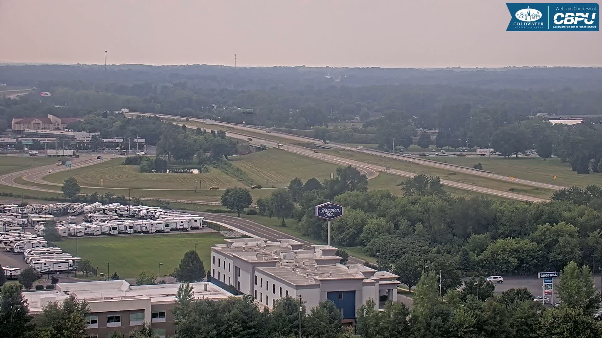 Highway 69 & Coldwater City Intersection North Branch County View Live Cam - Coldwater, Branch, Michigan, USA