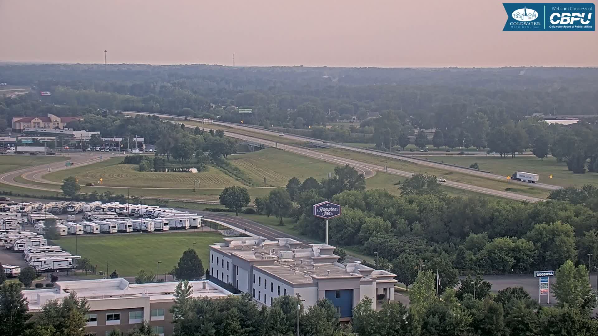 Highway 69 & Coldwater City Intersection North Branch County View Live Cam - Coldwater, Branch, Michigan, USA