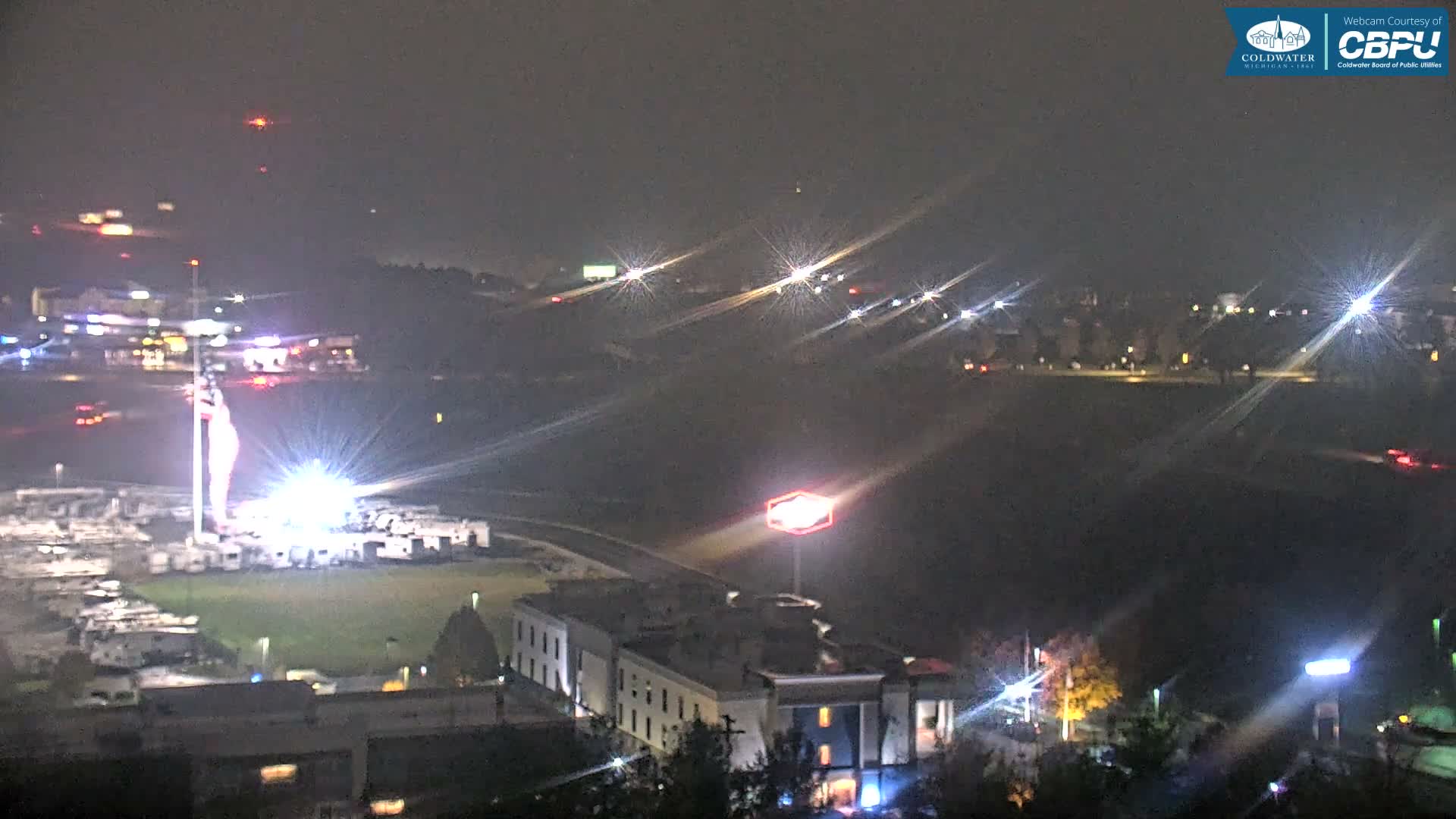 Highway 69 & Coldwater City Intersection North Branch County View Live Cam - Coldwater, Branch, Michigan, USA