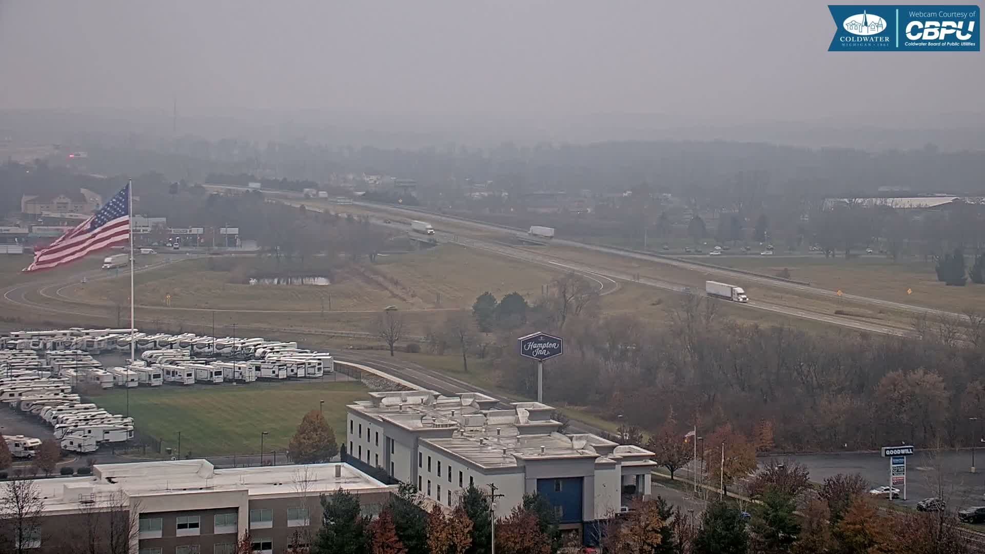 Highway 69 & Coldwater City Intersection North Branch County View Live Cam - Coldwater, Branch, Michigan, USA