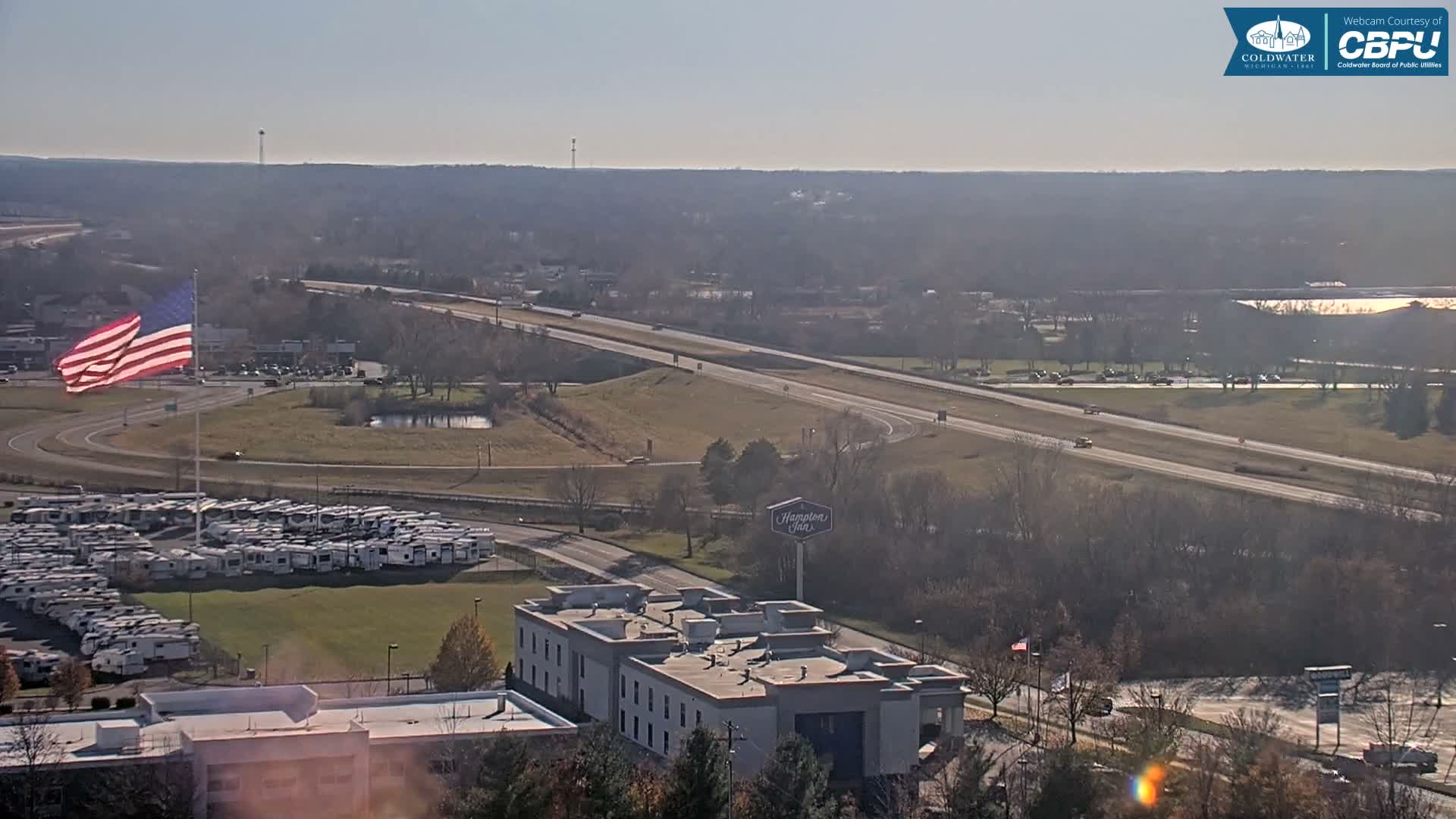 Highway 69 & Coldwater City Intersection North Branch County View Live Cam - Coldwater, Branch, Michigan, USA