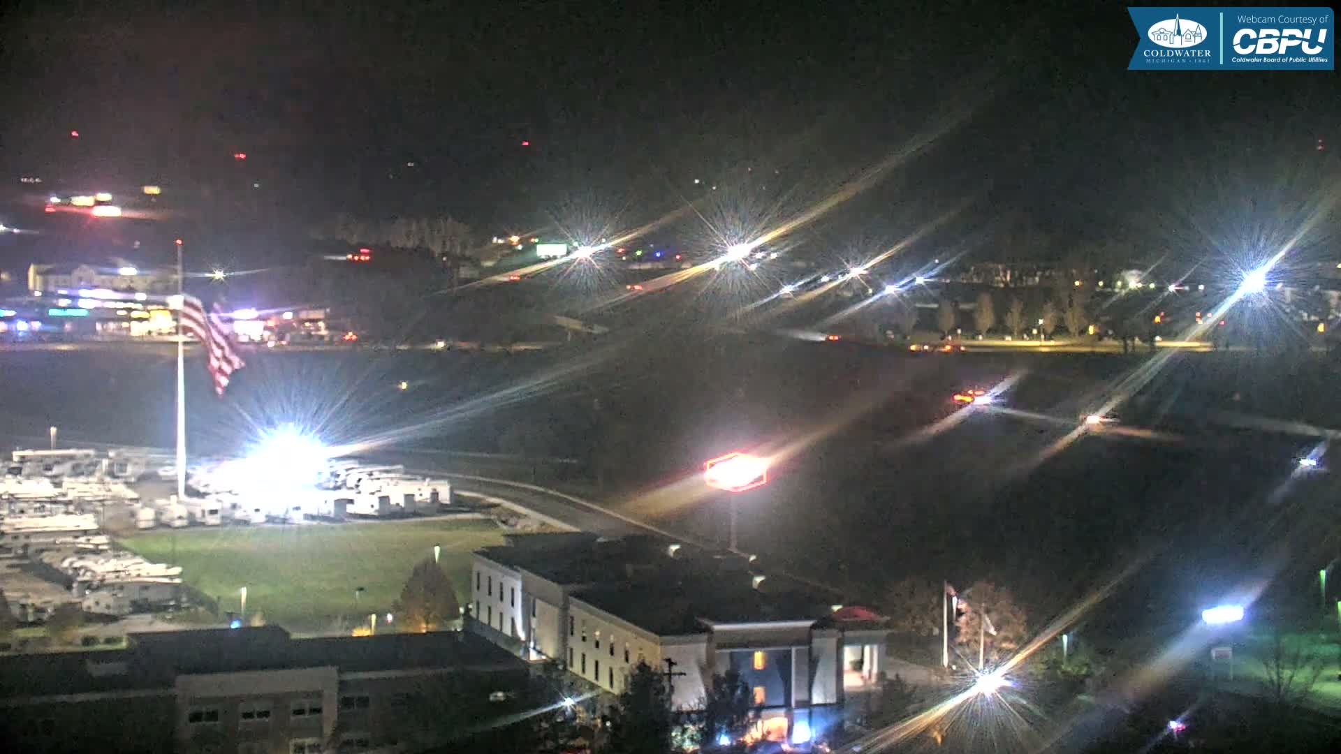 Highway 69 & Coldwater City Intersection North Branch County View Live Cam - Coldwater, Branch, Michigan, USA