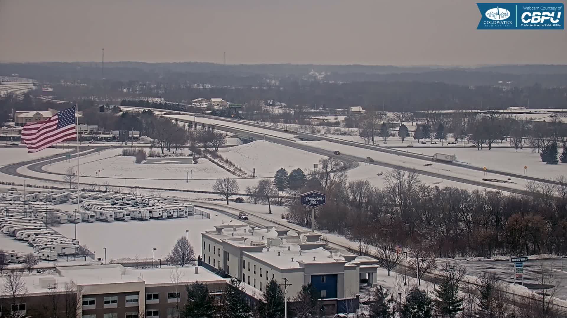 Highway 69 & Coldwater City Intersection North Branch County View Live Cam - Coldwater, Branch, Michigan, USA