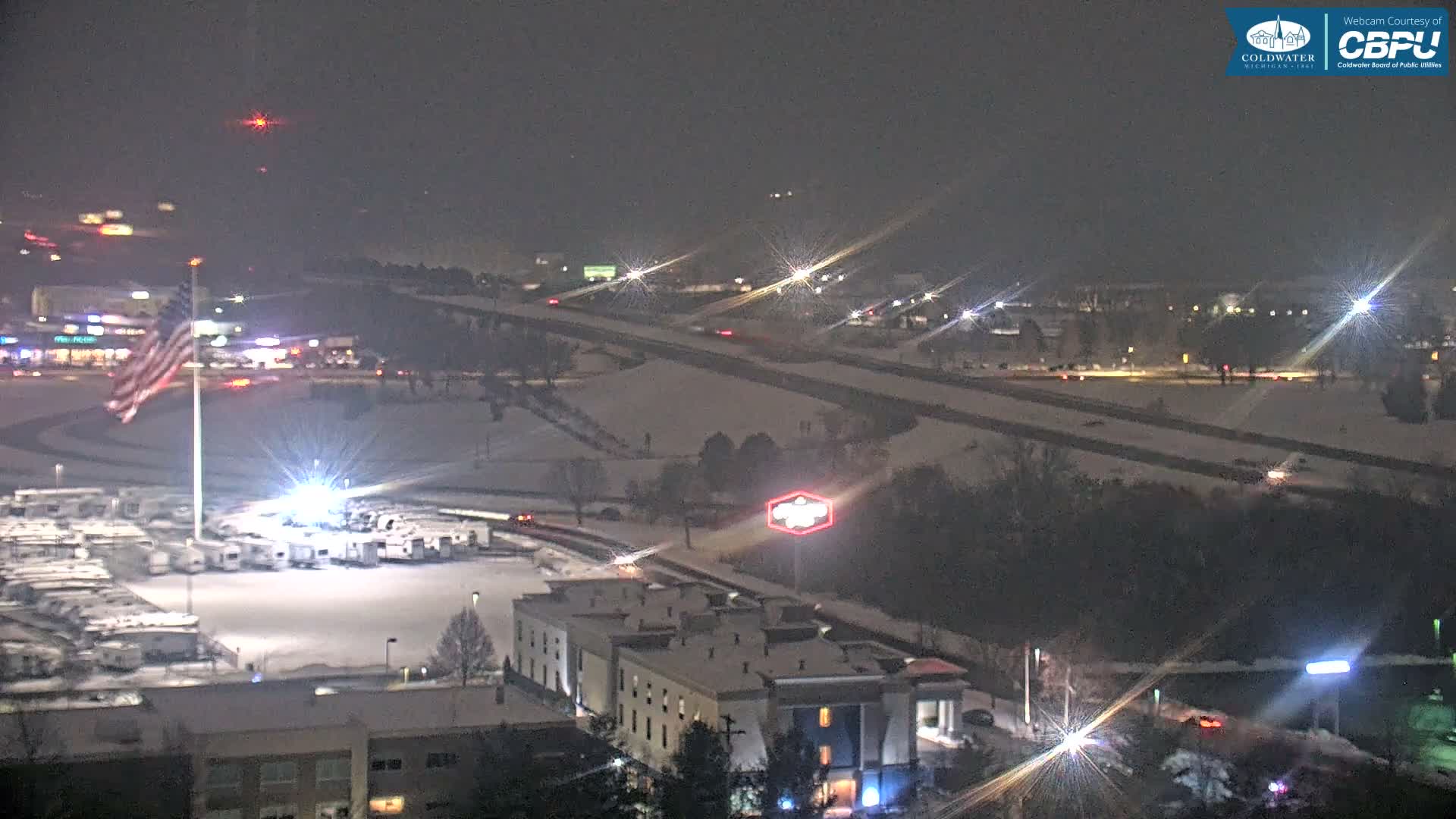 Highway 69 & Coldwater City Intersection North Branch County View Live Cam - Coldwater, Branch, Michigan, USA