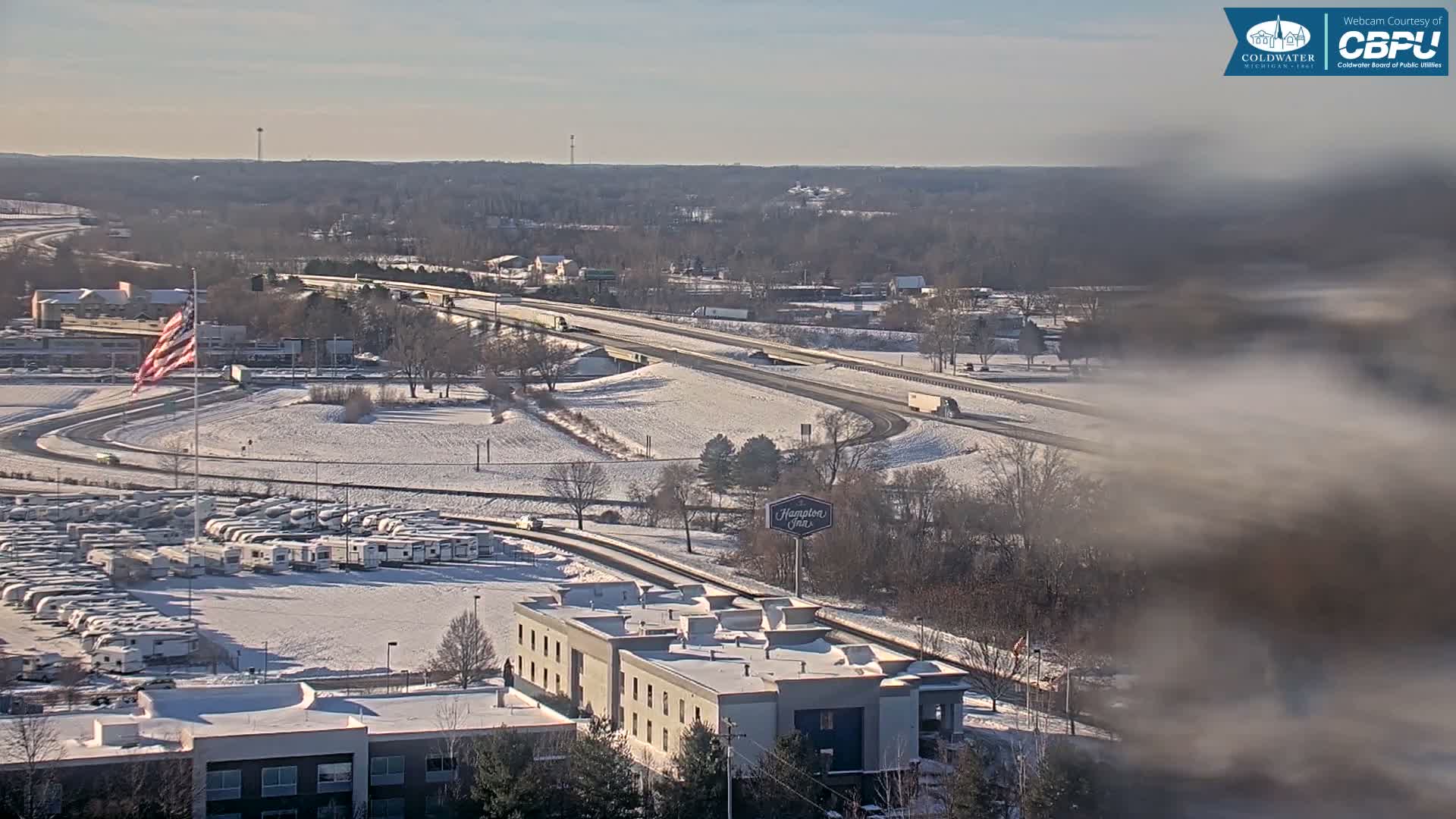 Highway 69 & Coldwater City Intersection North Branch County View Live Cam - Coldwater, Branch, Michigan, USA