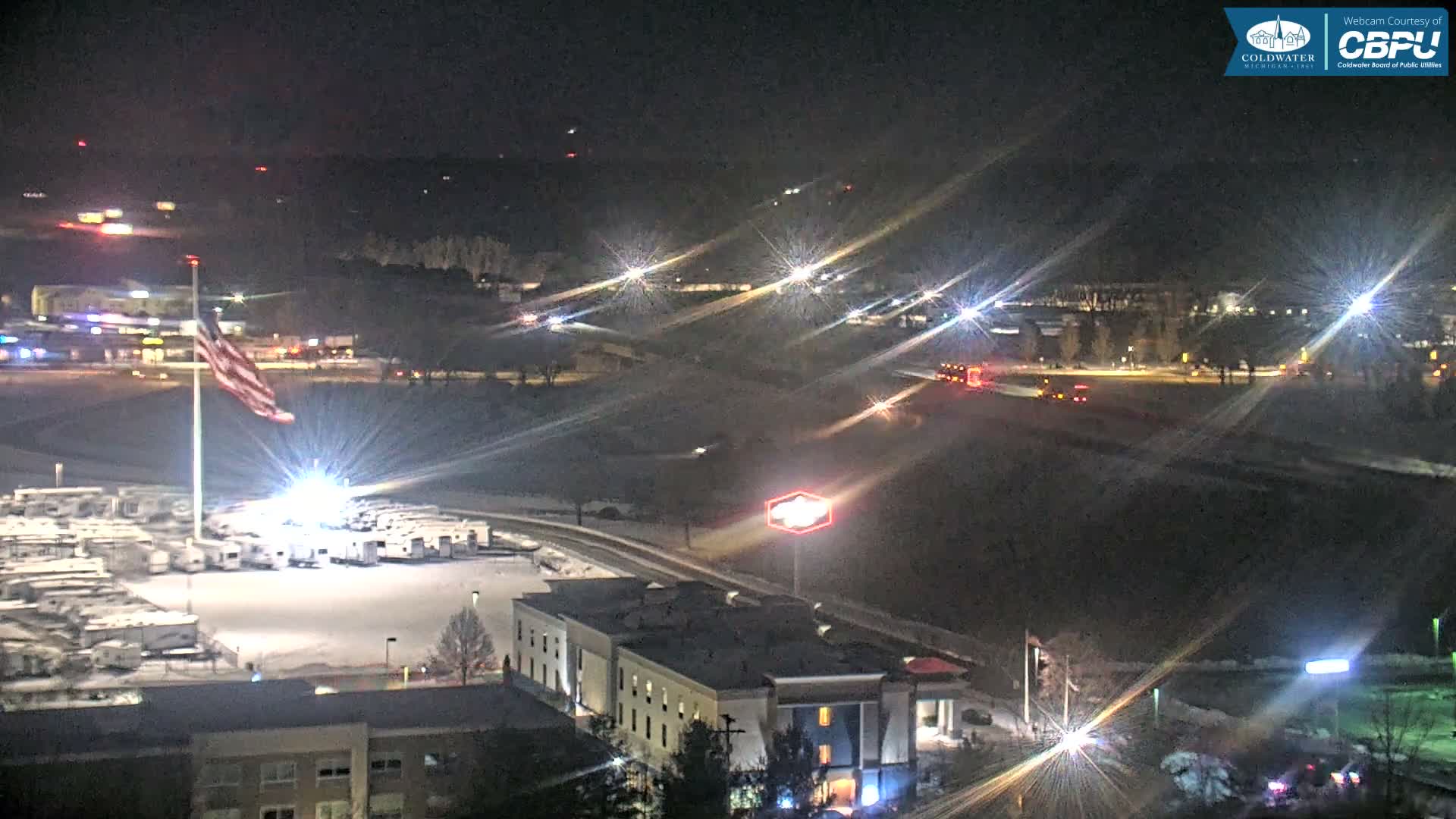 Highway 69 & Coldwater City Intersection North Branch County View Live Cam - Coldwater, Branch, Michigan, USA