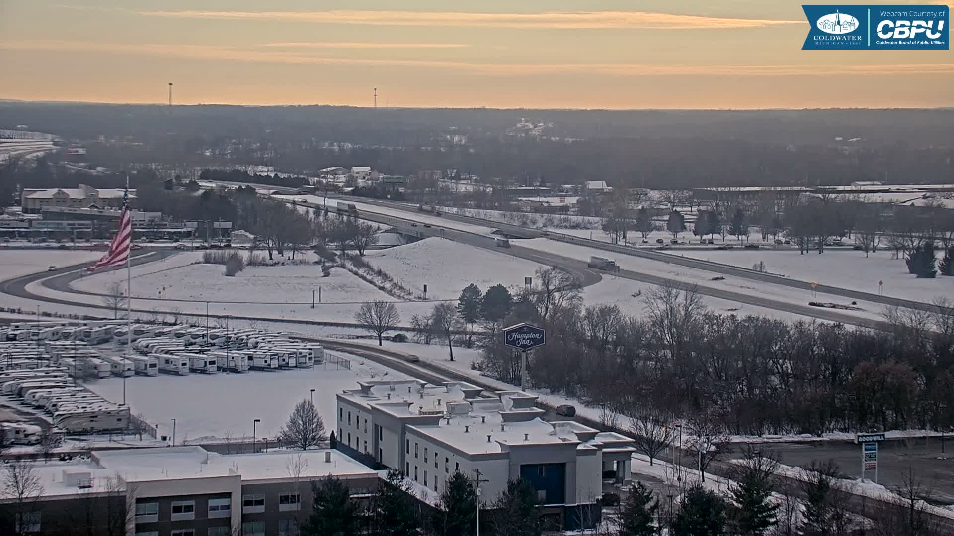 Highway 69 & Coldwater City Intersection North Branch County View Live Cam - Coldwater, Branch, Michigan, USA